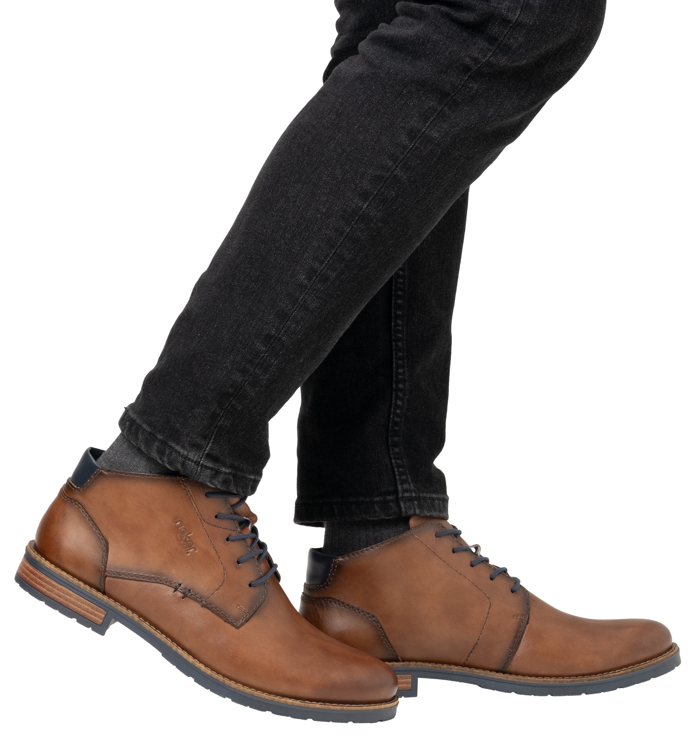 Rieker Schnürstiefelette  , Business-Stiefelette, Schnürboots mit weicher Innensohle