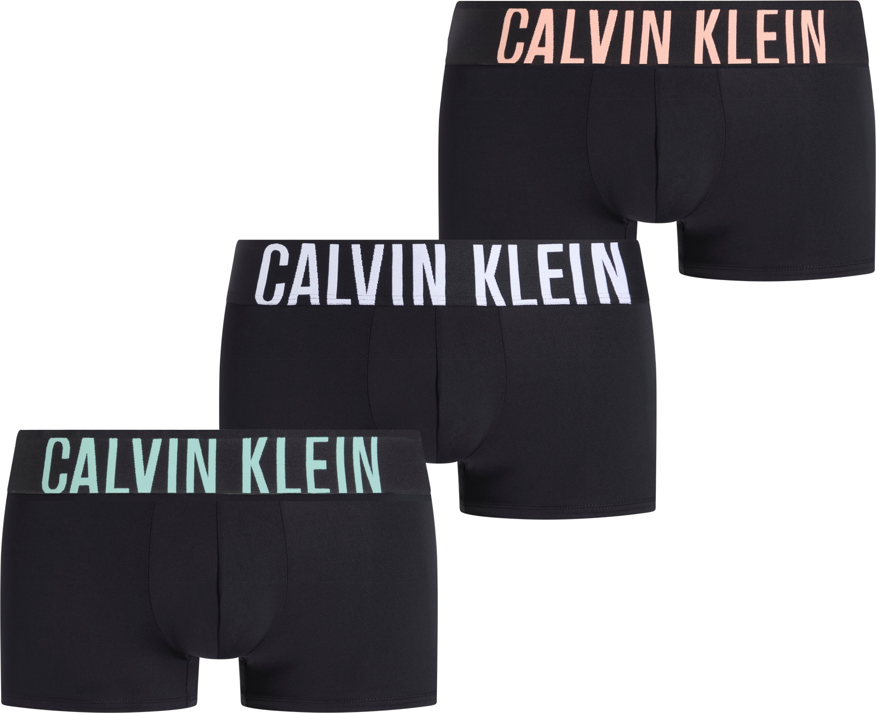 Calvin Klein Underwear Trunk »LOW RISE TRUNK 3PK«, (Packung, 3 St., 3er-Pack), mit Logobund