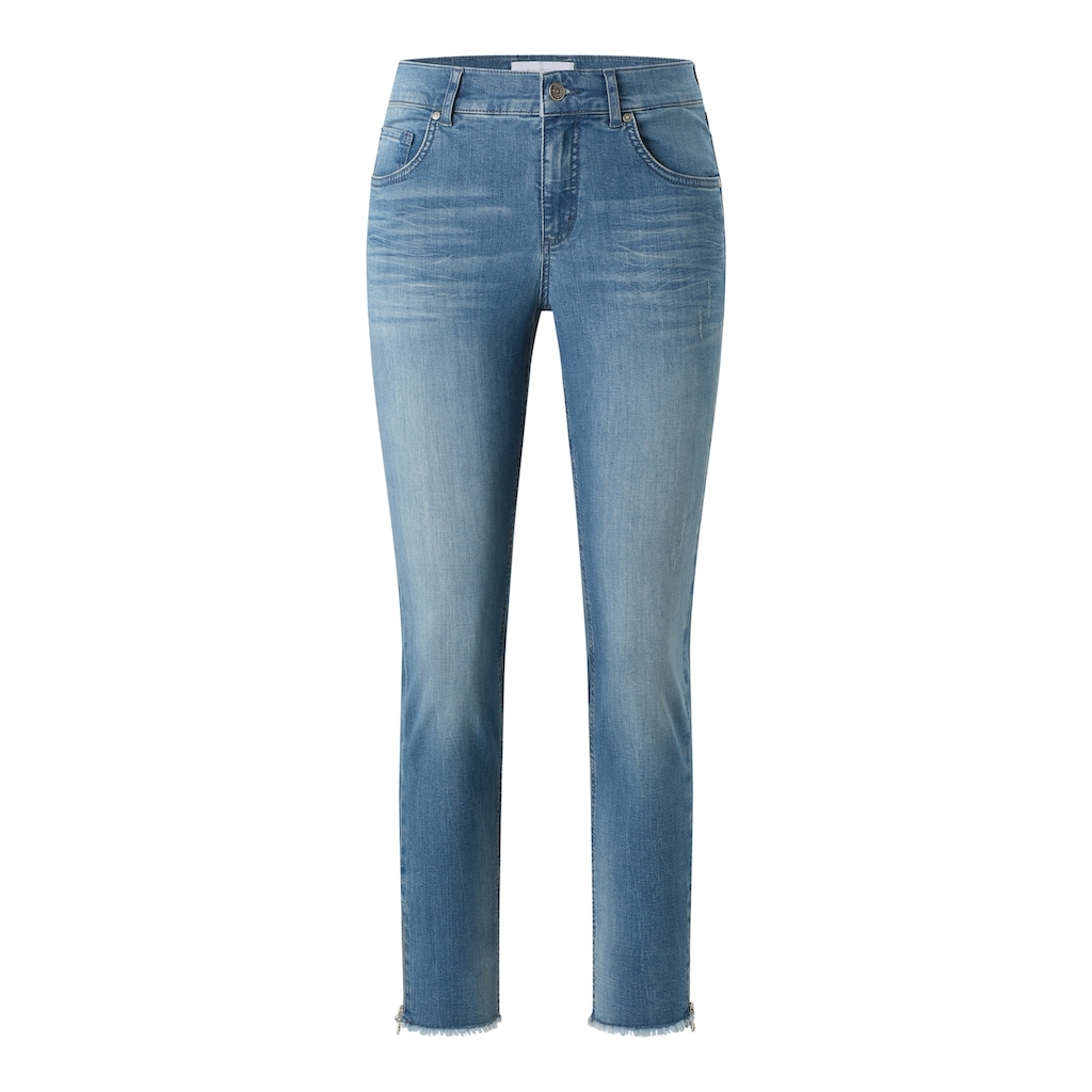 ANGELS Skinny-fit-Jeans »Ankle Zip Fringe«