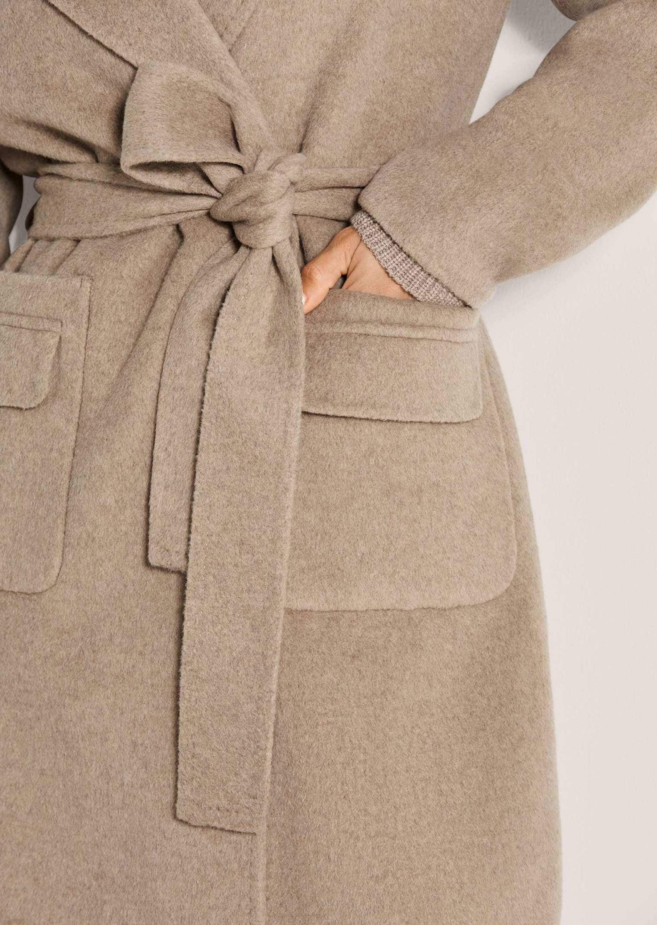MADELEINE Langmantel »Mantel Langer Wollmantel mit Kaschmir«