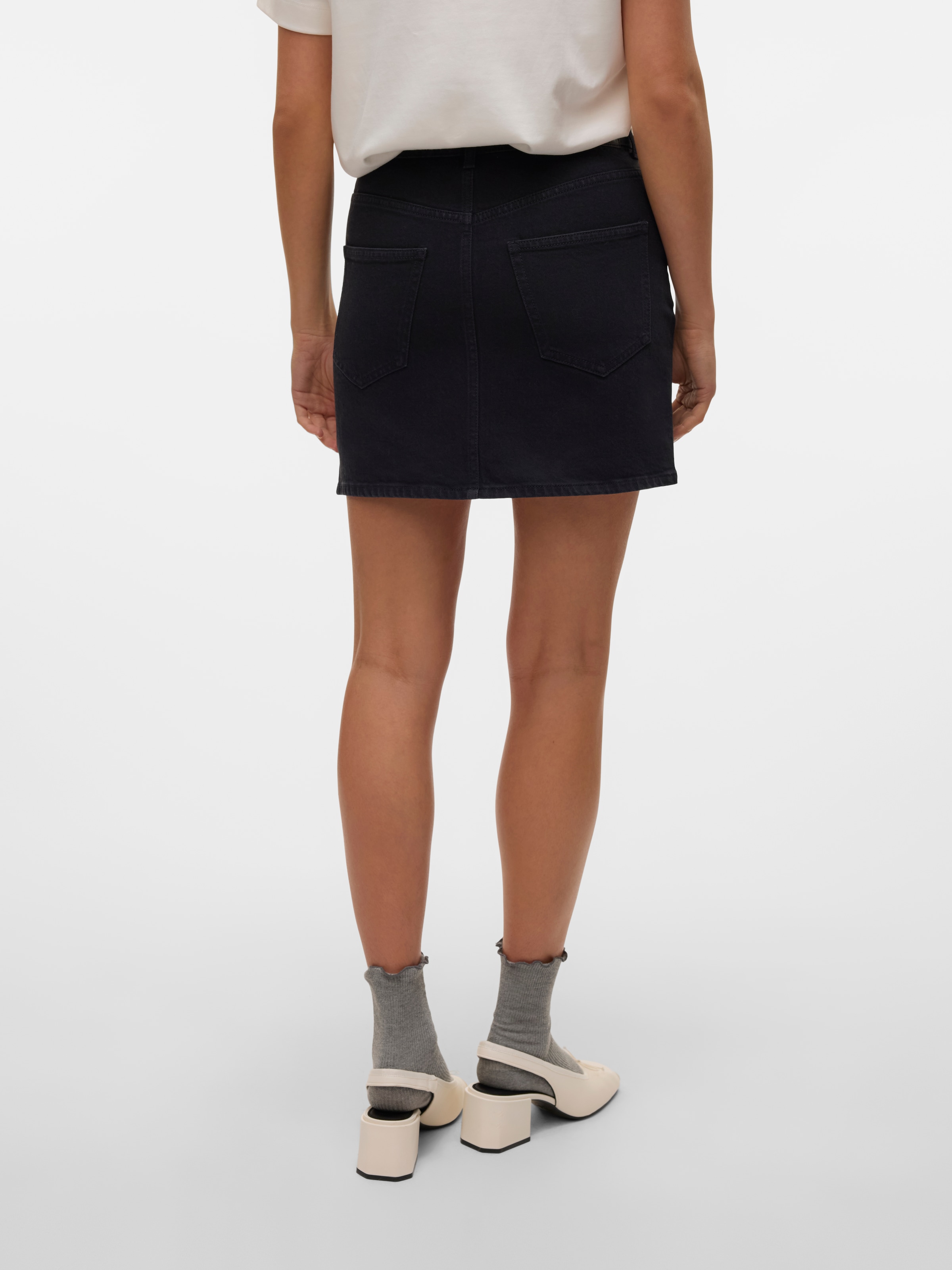Vero Moda Jeansrock »VMTESSA HR SHORT DNM SKIRT MIX GA NOOS« Baumwollmischung