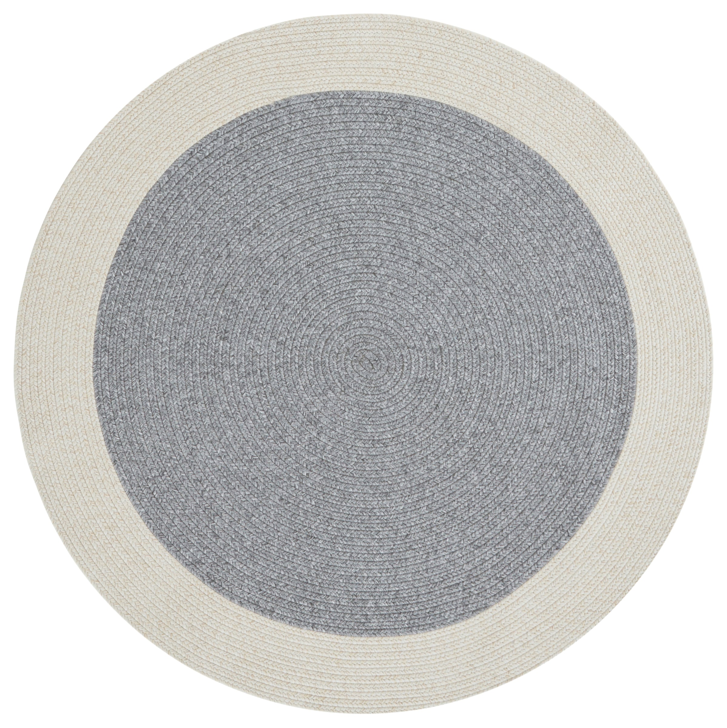 HANSE Home Teppich »Trenzado« rund 10 mm Höhe In- & Outdoor, Handmade-Look, Gewebt, Wetterfest, Balkon, Wohnzimmer