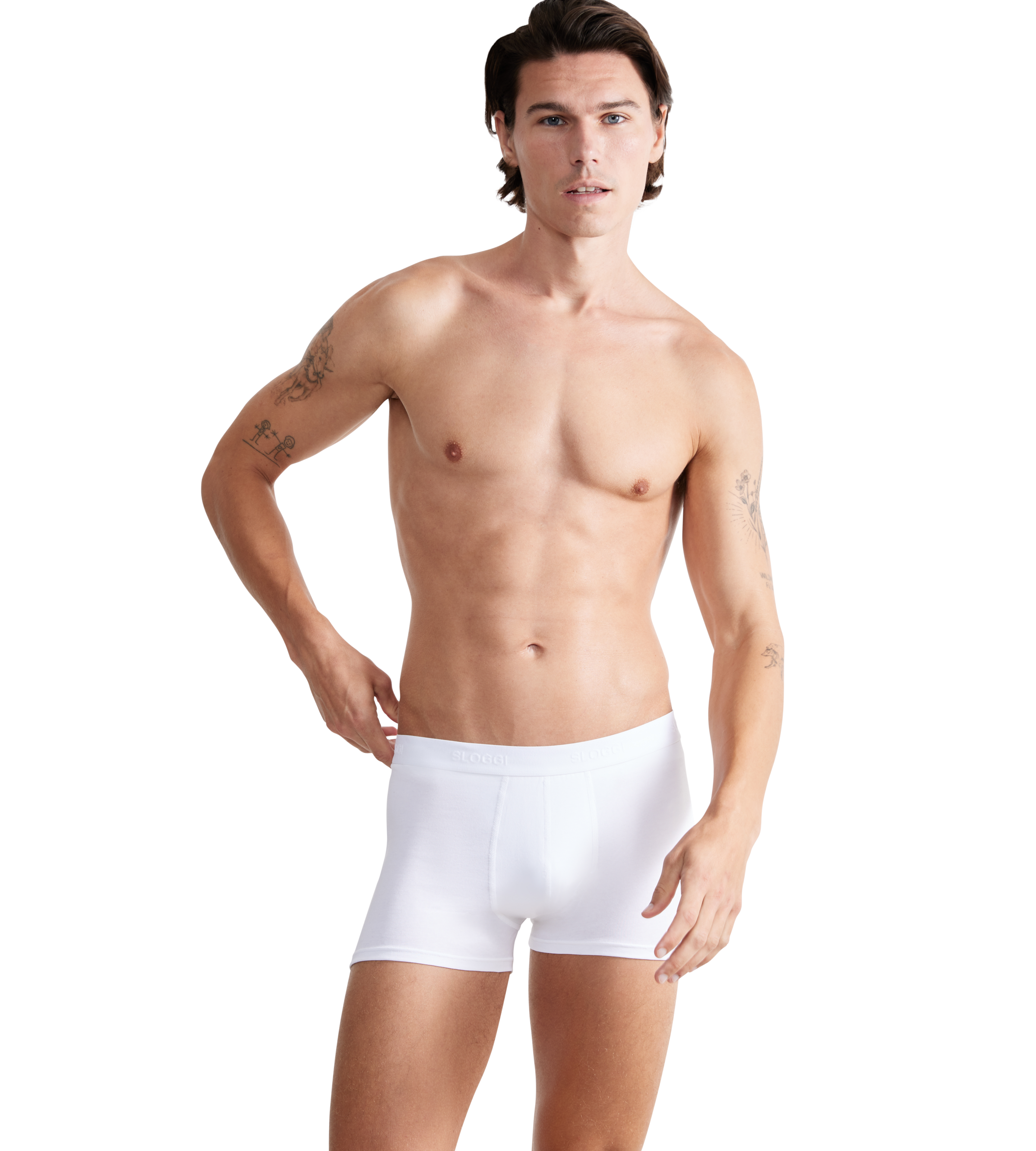 sloggi Boxer »men 24/7 Short 2P«, (2er Pack), weich und atmungsaktiv
