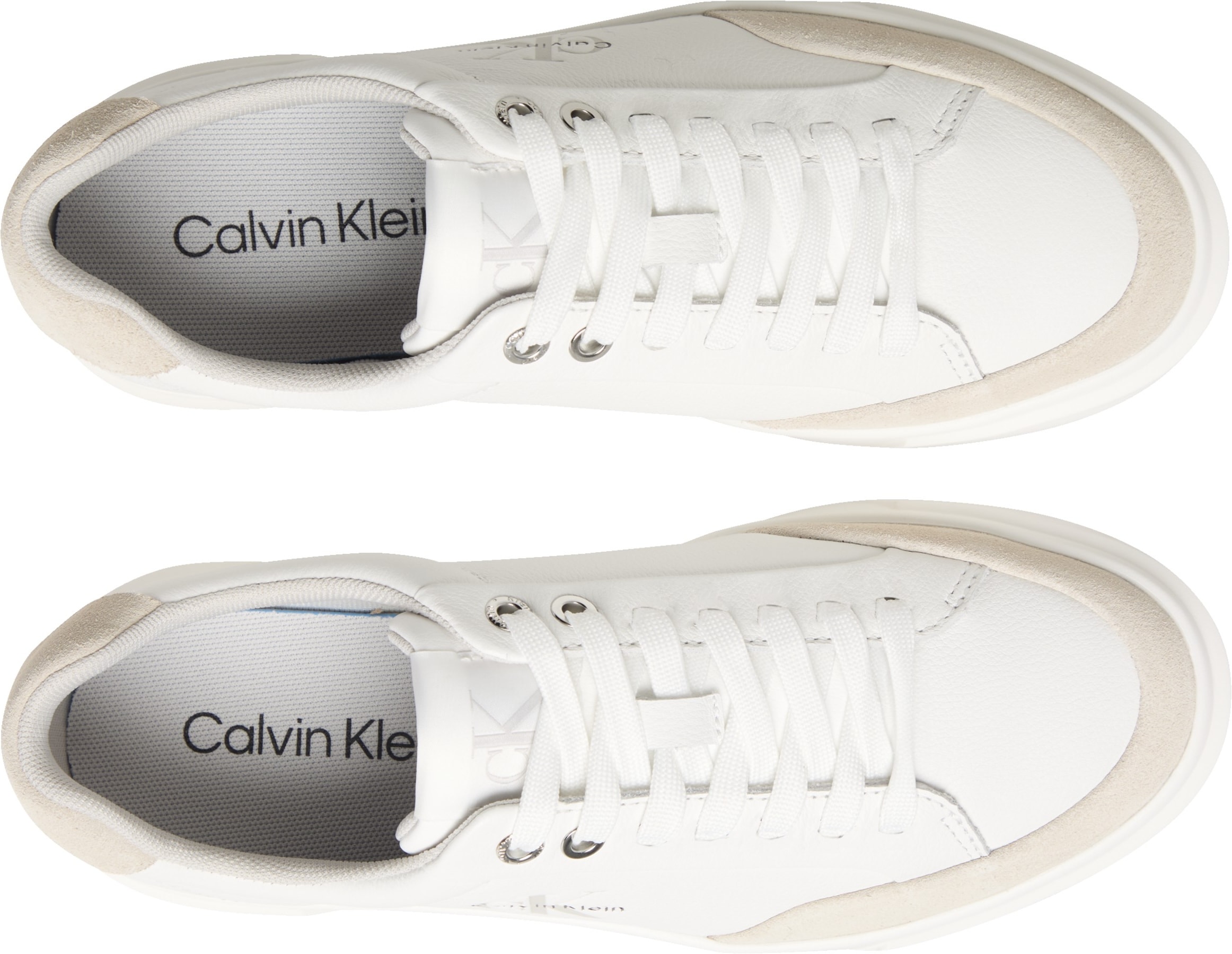 Calvin Klein Jeans Sneaker »BASKET CUPSOLE LACEUP LTH MIX«  Basket-Sneaker, Halbschuh, Schnürschuh mit Plateausohle
