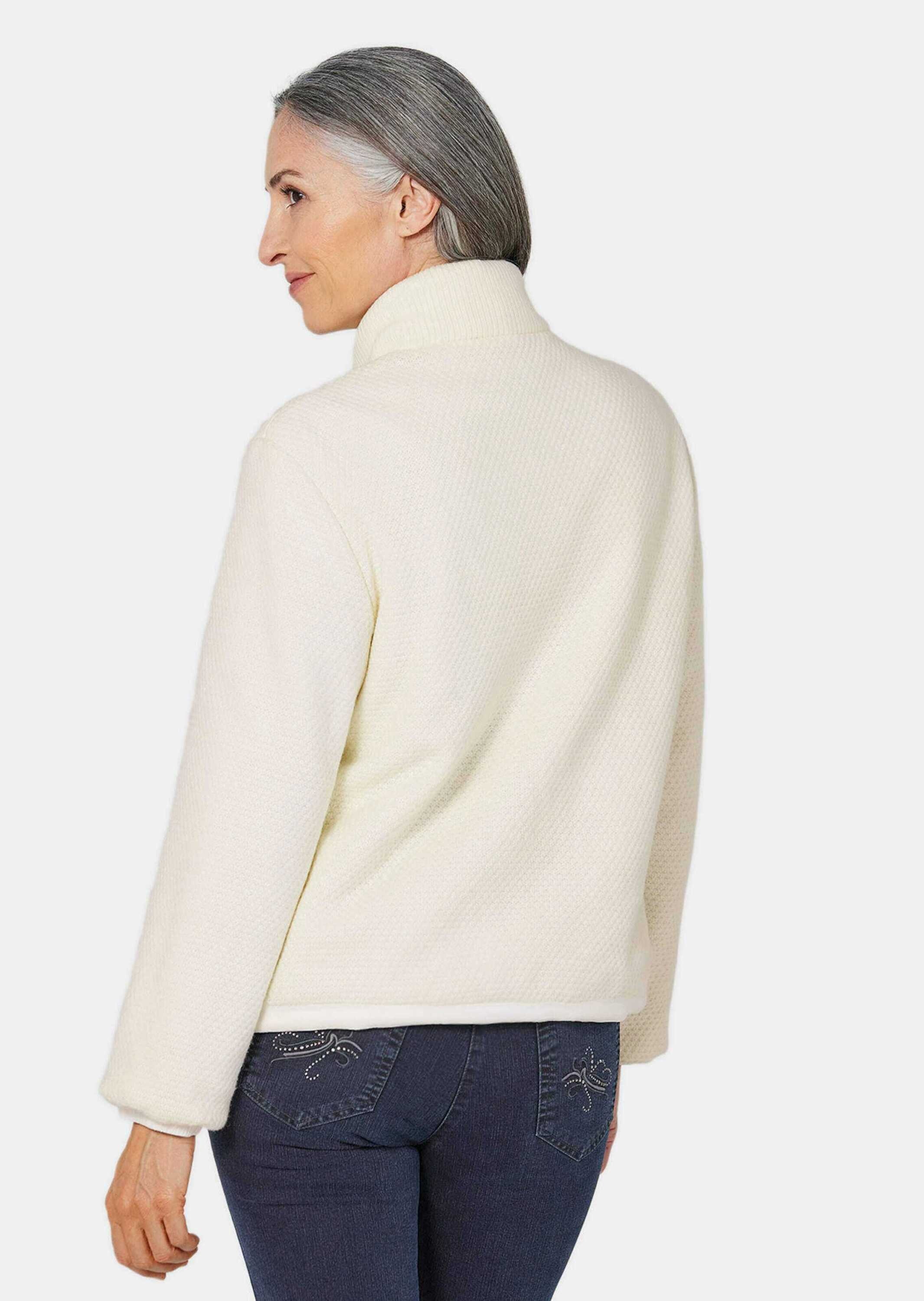 GOLDNER Kurzjacke »Kurzgröße Wendejacke in Strick- oder Steppoptik«