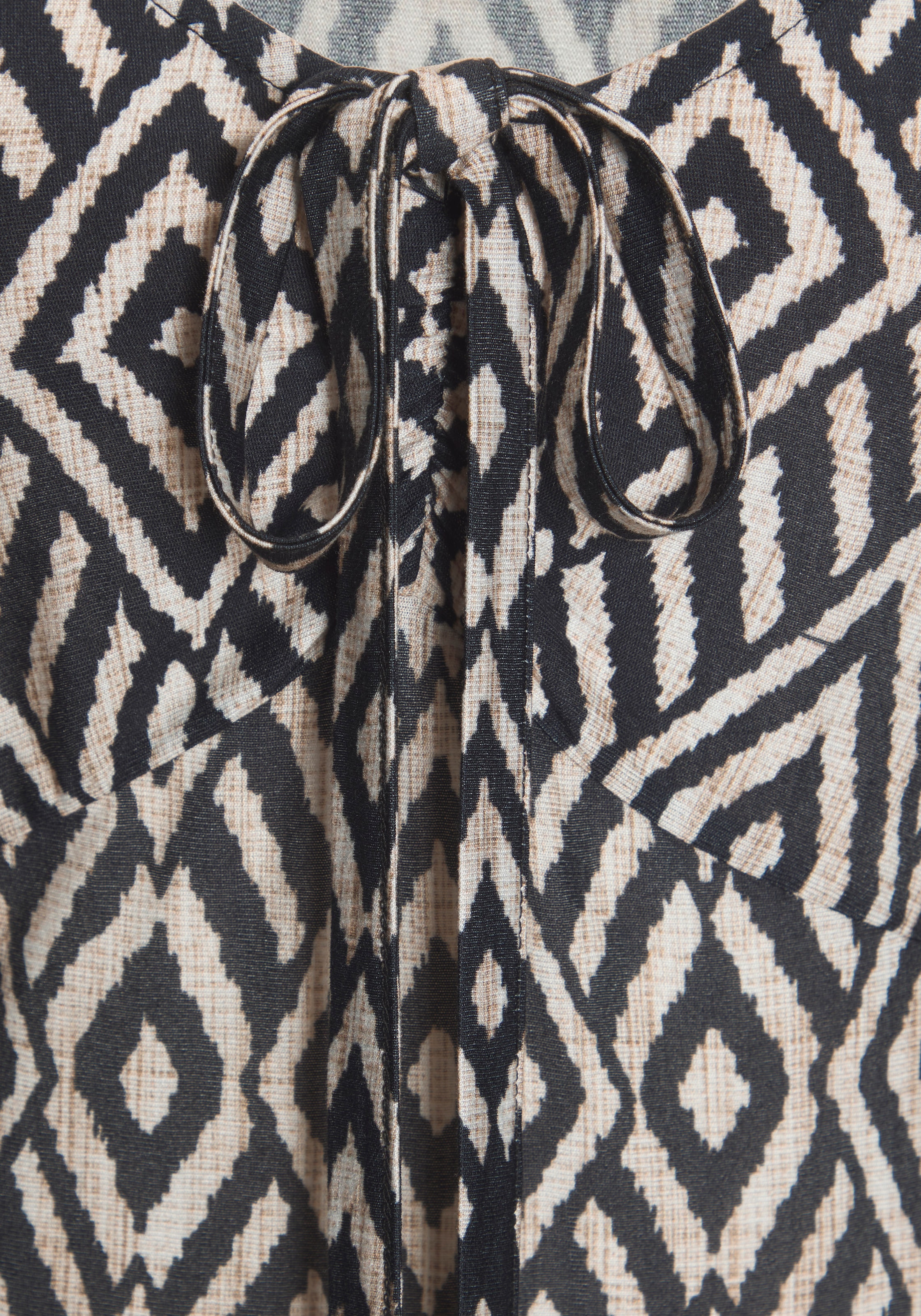 Buffalo Jerseykleid mit Bindeband, sommerliches Trägerkleid, Strandkleid