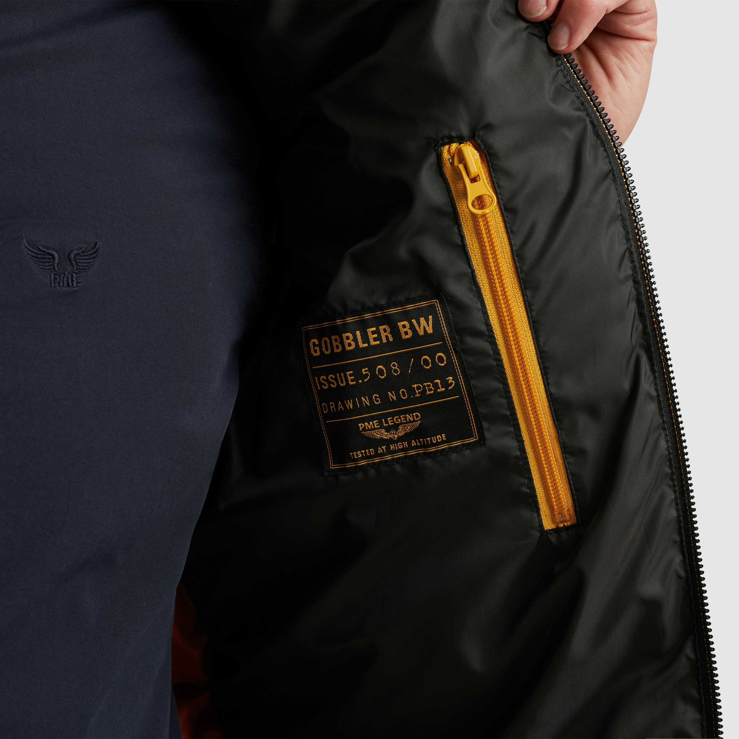 PME LEGEND Steppweste, mit Logo Stickerei