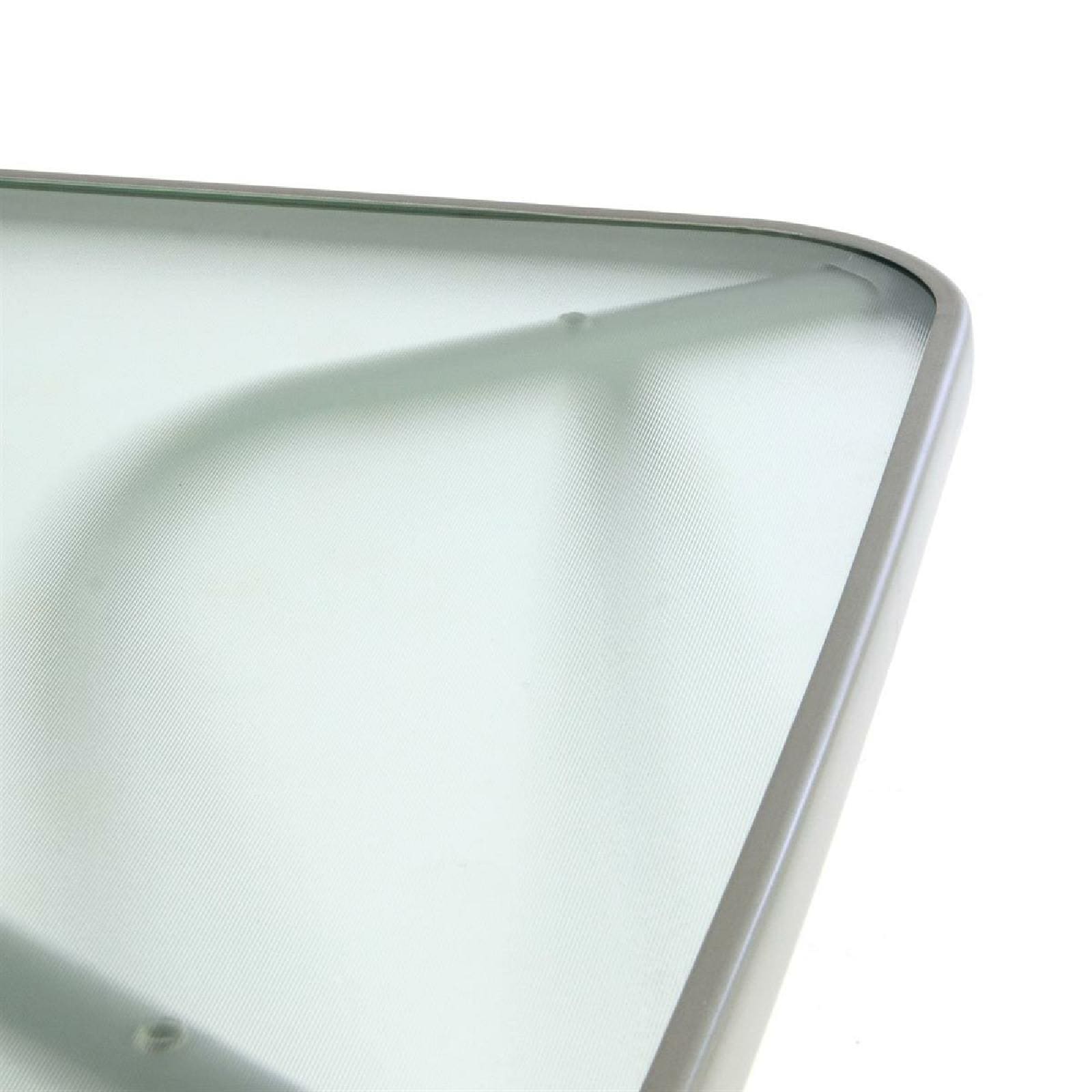 VCM Gartentisch »Stahltisch mit Glasplatte und Schirmständerloch«