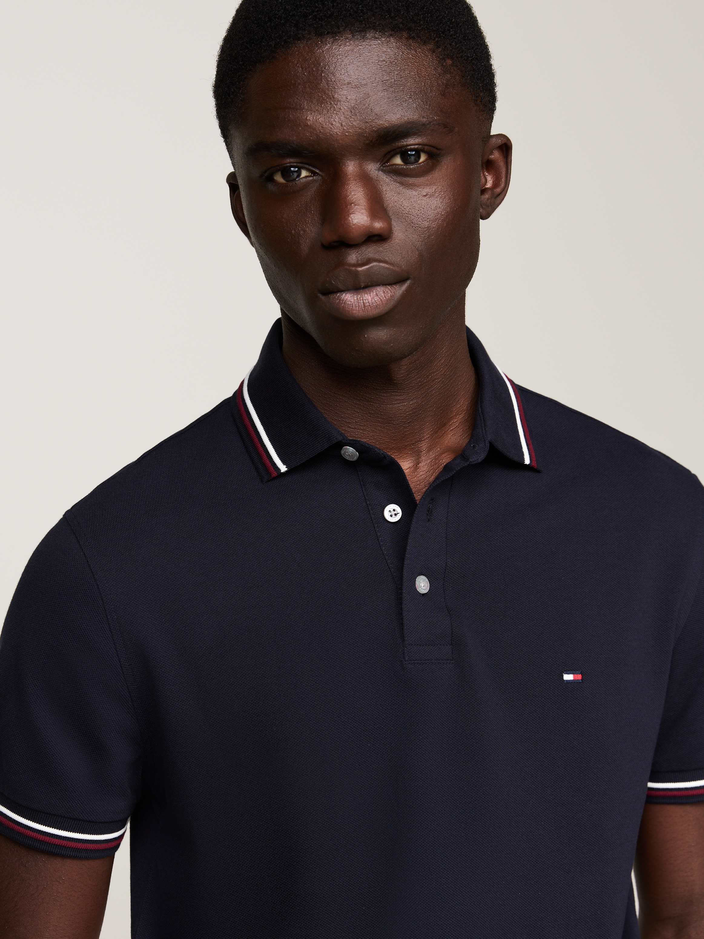 Tommy Hilfiger Poloshirt »TIPPED SLIM FIT POLO«, mit Kontrast-Details