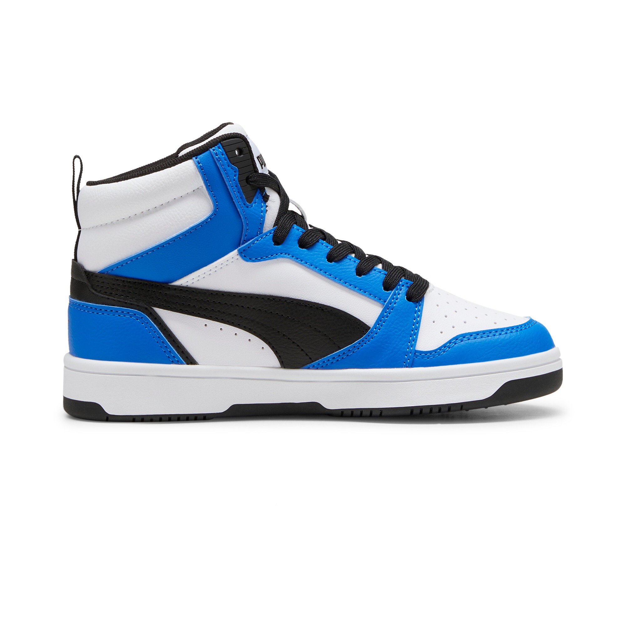 PUMA Sneaker »REBOUND V6 MID JR«  knöchelhoch, retro-inspiriertes Design, mit SOFTFOAM+ Dämpfung