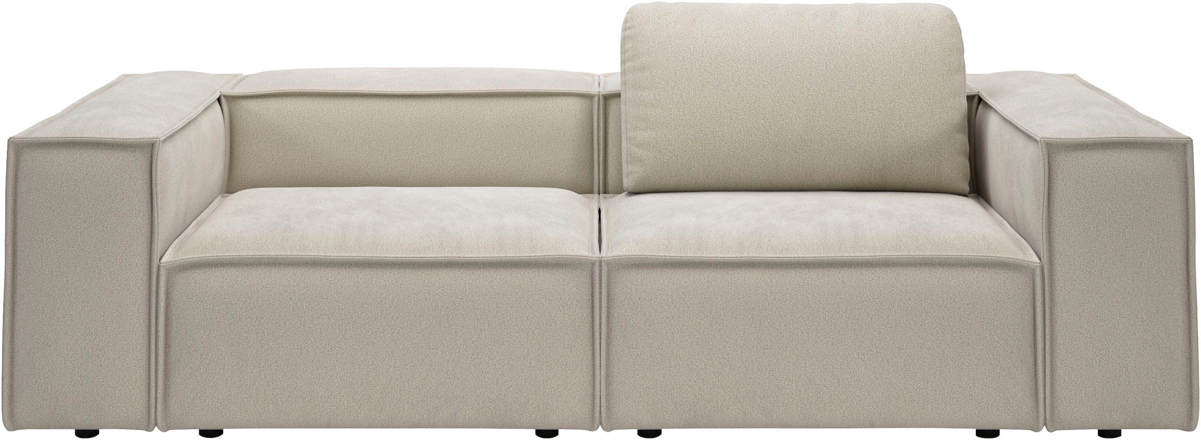 Places of Style 2-Sitzer »Watertown, modernes Sofa 246 cm breit, auch in Feincord«, stilvolles Sofa für 2 Personen mit extra breiter Sitzfläche