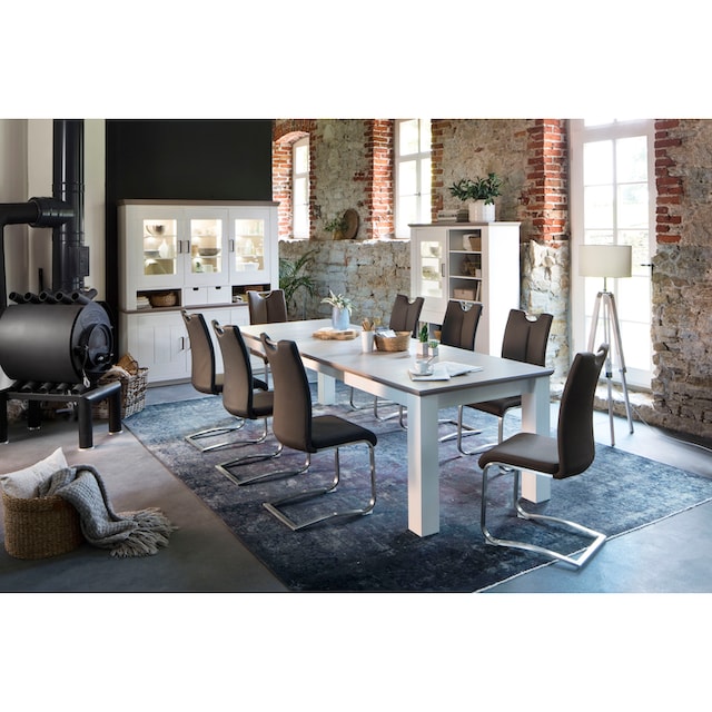 MCA furniture Freischwinger »Artos«, (Set), 2 St., Leder, Stuhl mit  Echtlederbezug, bis 140 Kg belastbar auf Raten bestellen