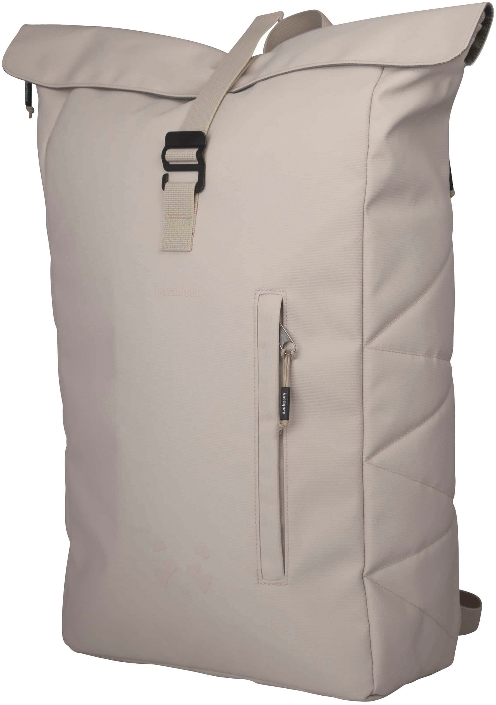 KATTBJØRN Laptoprucksack »Rolltop, Sandy Beige«
