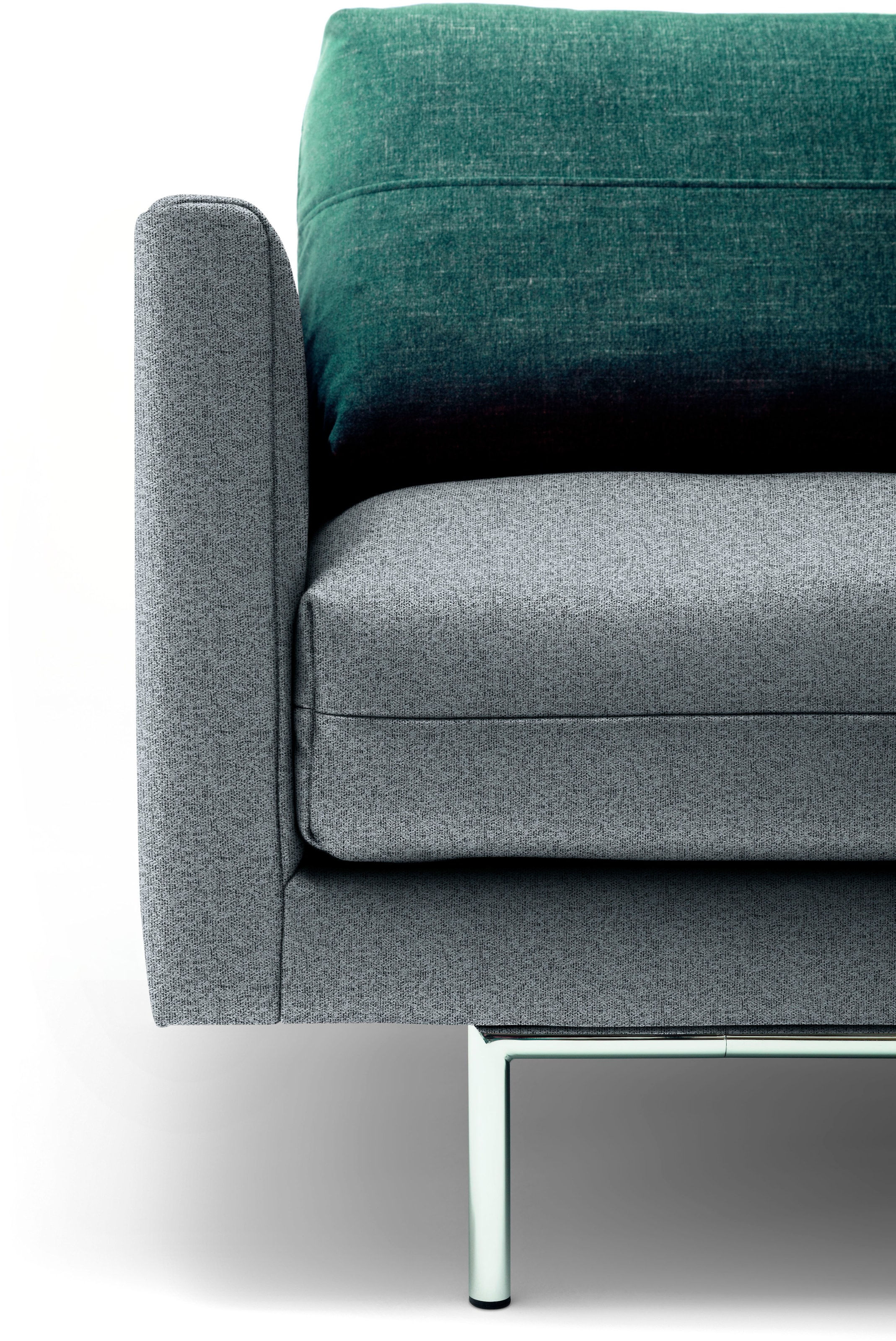 Creation BY ROLF BENZ 3,5-Sitzer »CR.414, Designsofa, edles Sofa, Loungesofa, Ledersofa, klares Design«, aus Leder oder Chenille, erstklassiger Sitzkomfort, legere Polsterung
