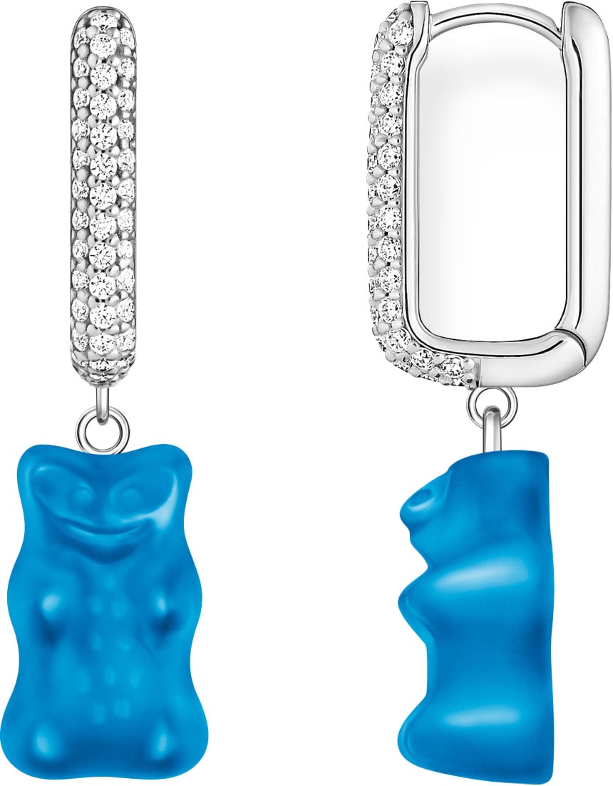 Single-Creole »THOMAS SABO x HARIBO Schmuck: Große Einzel-Creole mit Goldbär«, mit...