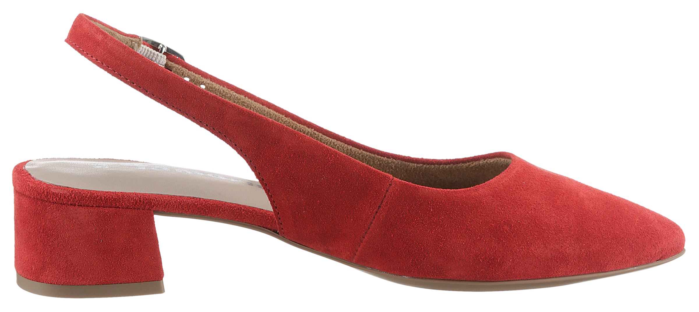 Tamaris Slingpumps, Blockabsatz, Abendschuh, Sommerschuh mit verstellbarem Riemchen