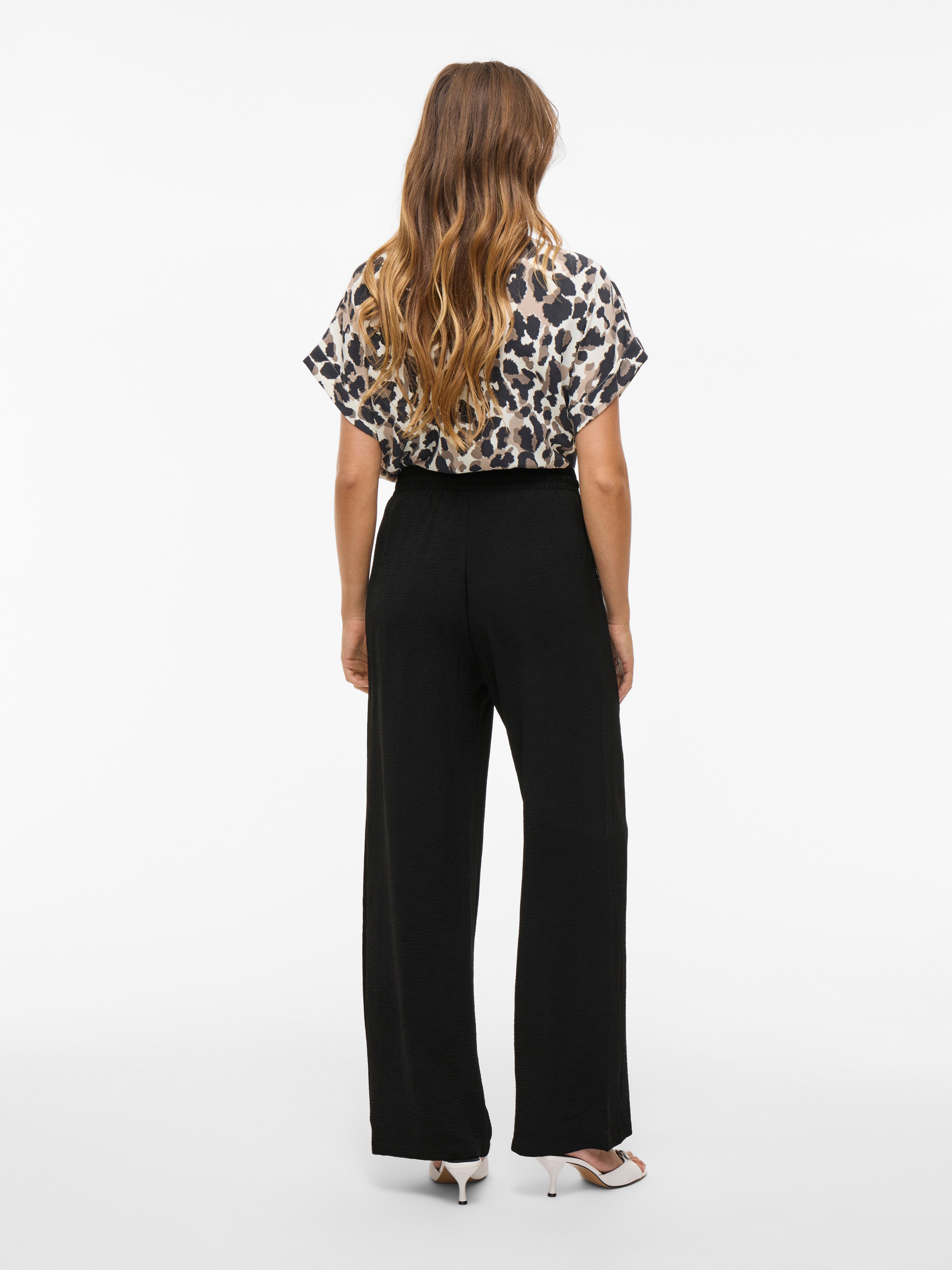 Vila Schlupfhose »VIJOSA HW WIDE PANTS - NOOS«, Sommerhose
