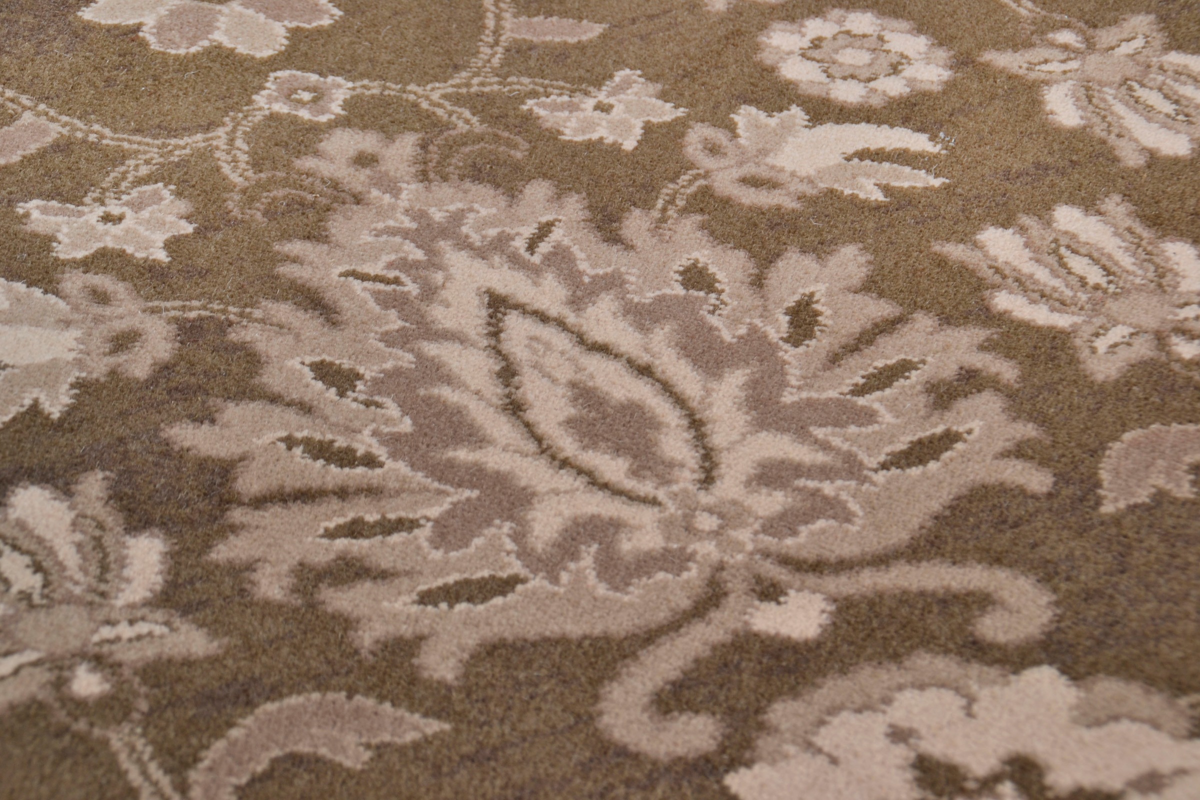 THEKO Teppich »Timeless 1«, rechteckig, 12 mm Höhe, Kurzflor, florales Design, 80% Schurwolle, Wohnzimmer
