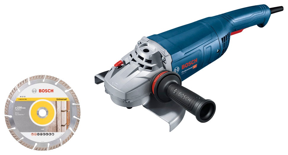 Bosch Professional Winkelschleifer »GWS 22-230 J + DD«, mit Diamanttrennscheibe