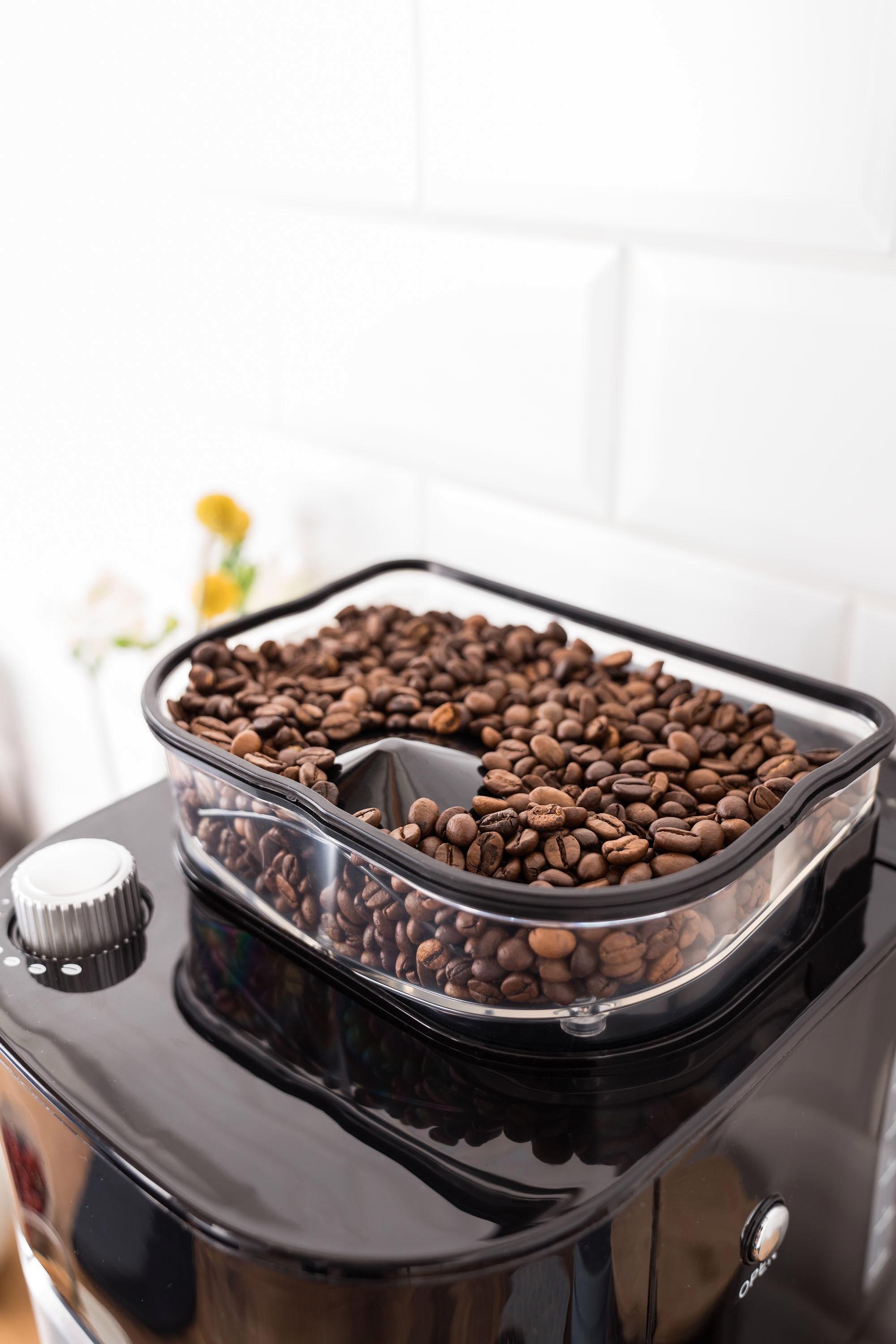 Gastroback Kaffeemaschine mit Mahlwerk »Grind & Brew Pro 42711« 1,5 l Kaffeekanne Permanentfilter Timerfunktion, auch für Kaffeepulver verwendbar, Warmhaltefunktion