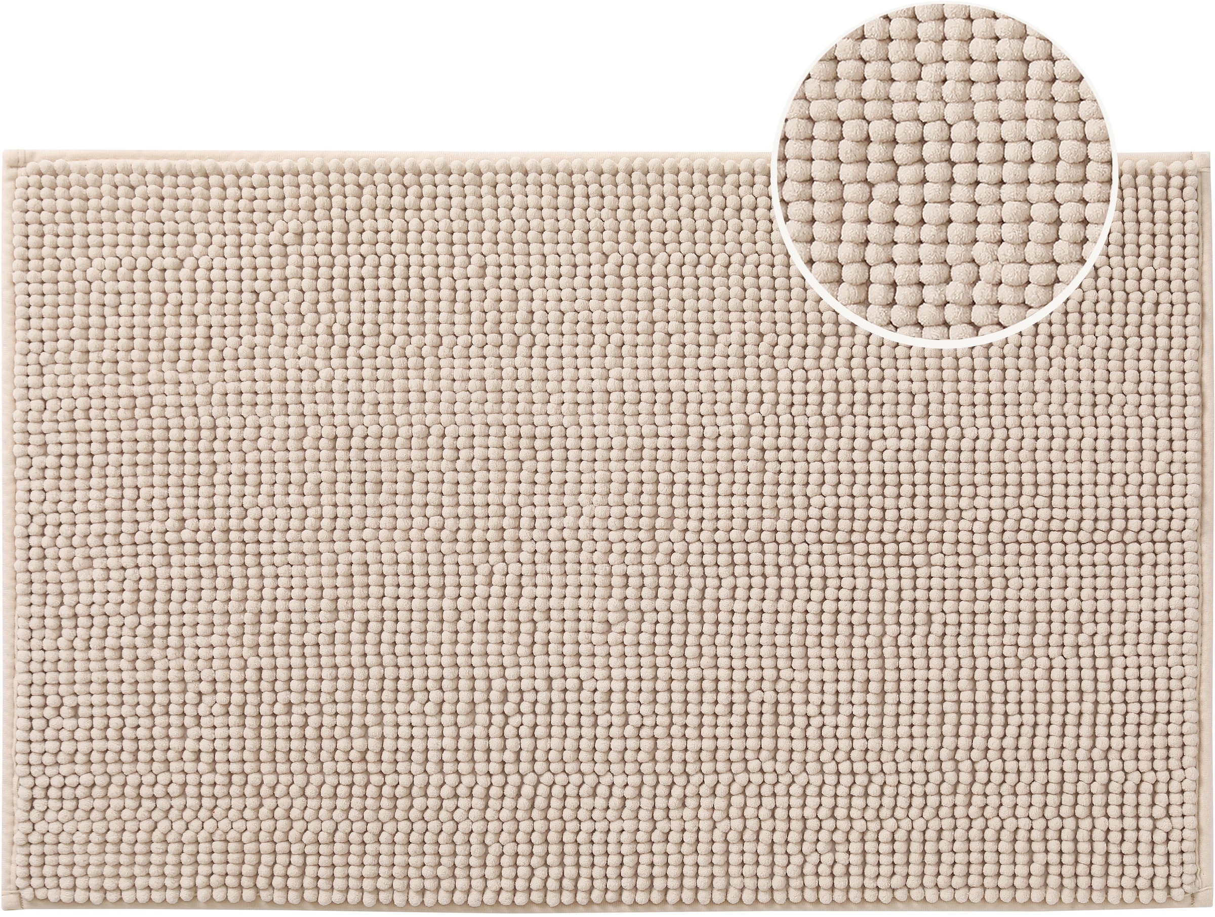 OTTO home Badematte »Vanessa Chenille, Badvorleger, Badezimmer Teppich, Duschvorleger« Höhe 15 mm fußbodenheizungsgeeignet | schnell trocknend | strapazierfähig Uni Farben, besonders weich