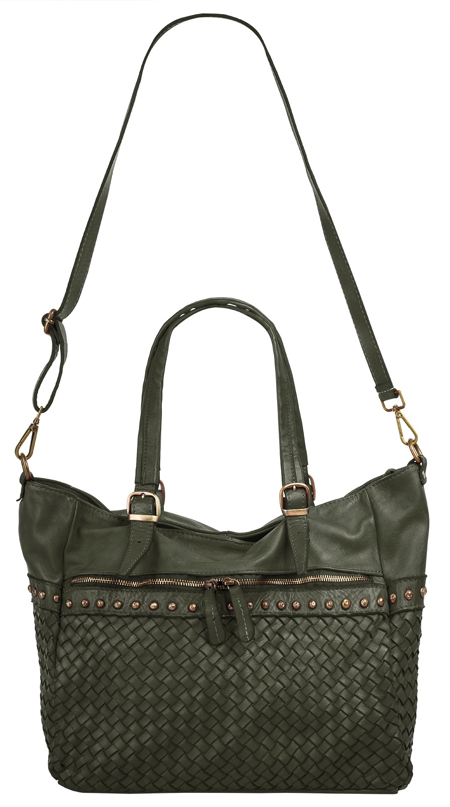 Samantha Look Shopper echt Leder, Made in Italy