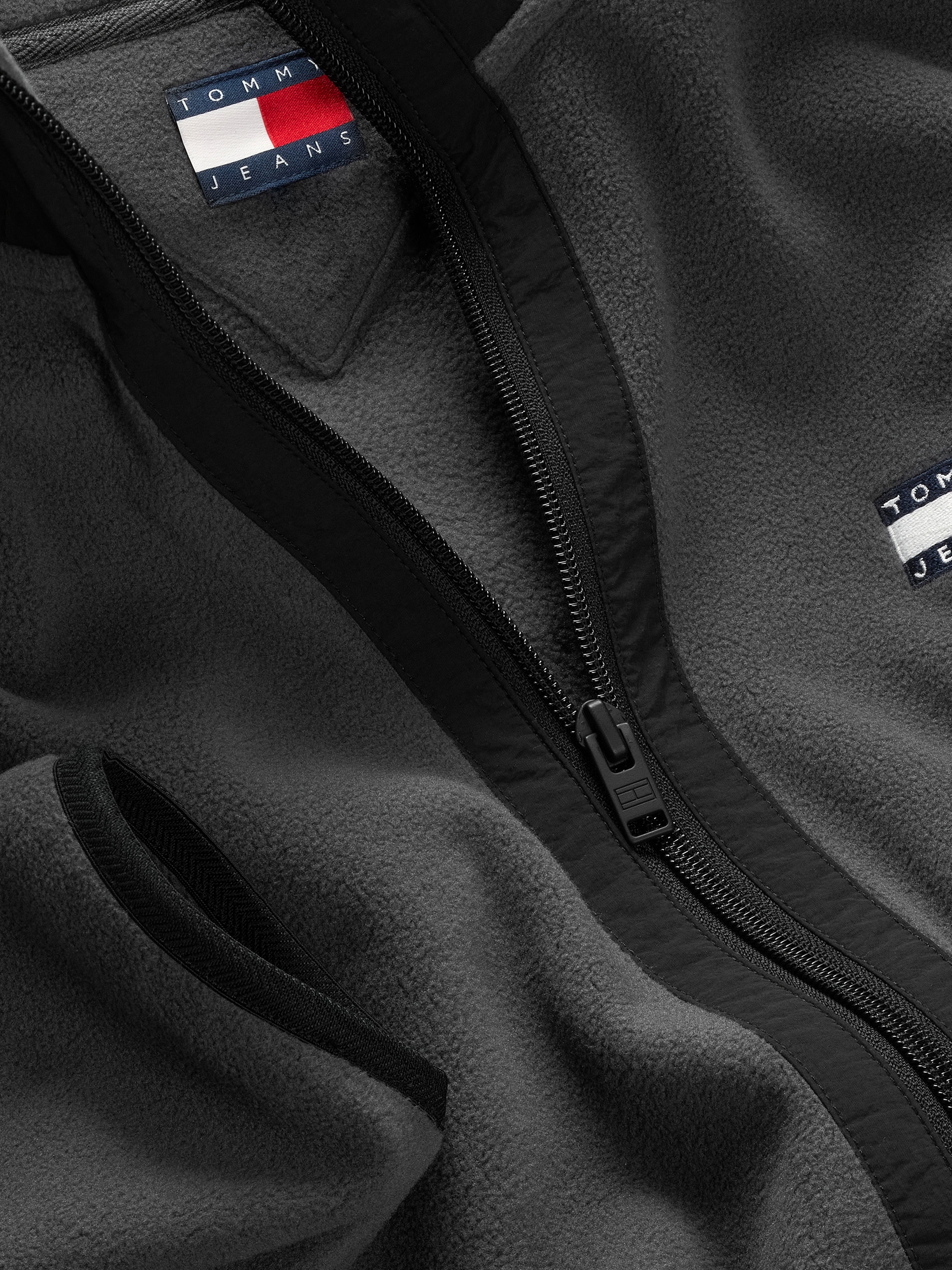 Tommy Jeans Plus Fleecejacke »TJM RLX FZ POLAR FLEECE EXT«, Große Größen