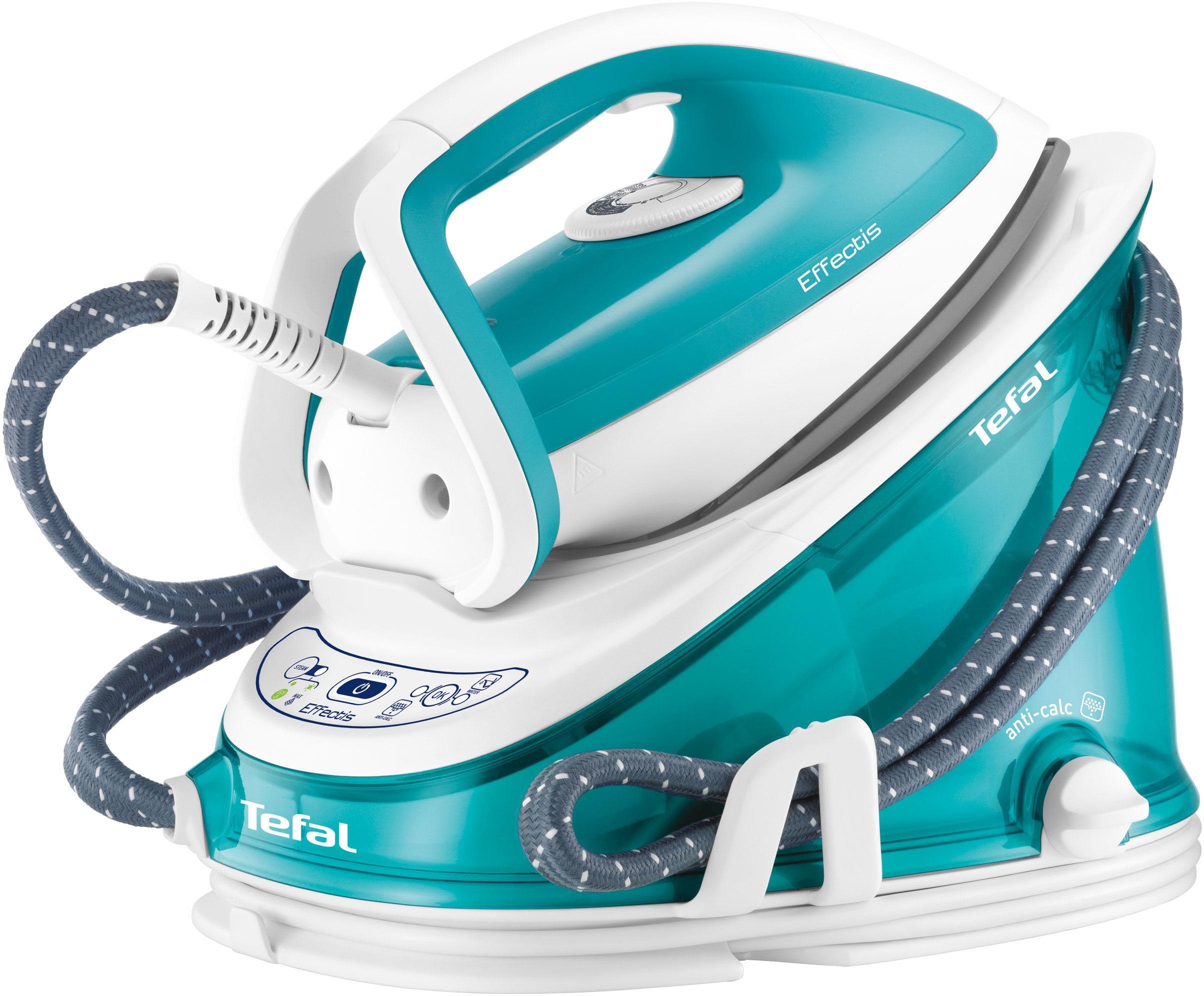 Tefal Dampfbügelstation GV6721 Effectis Plus, 1400 ml Wassertank, 2200 ...