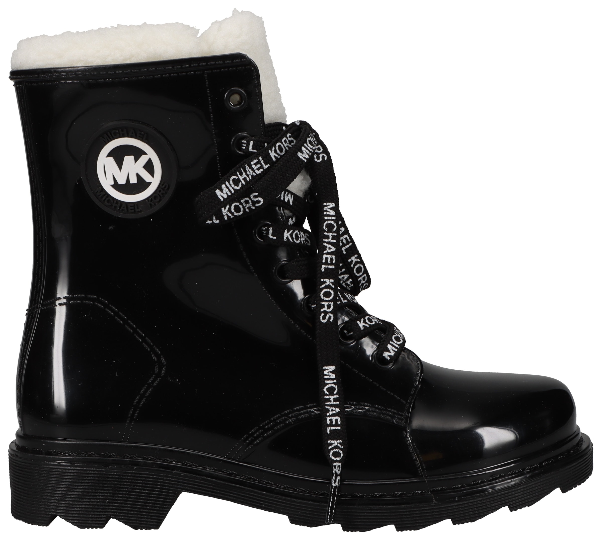 MICHAEL KORS KIDS Schnürboots »MONTIAGNE«, Winterstiefel, Regenstiefel, Schnürstiefel mit Kunstfellbesatz