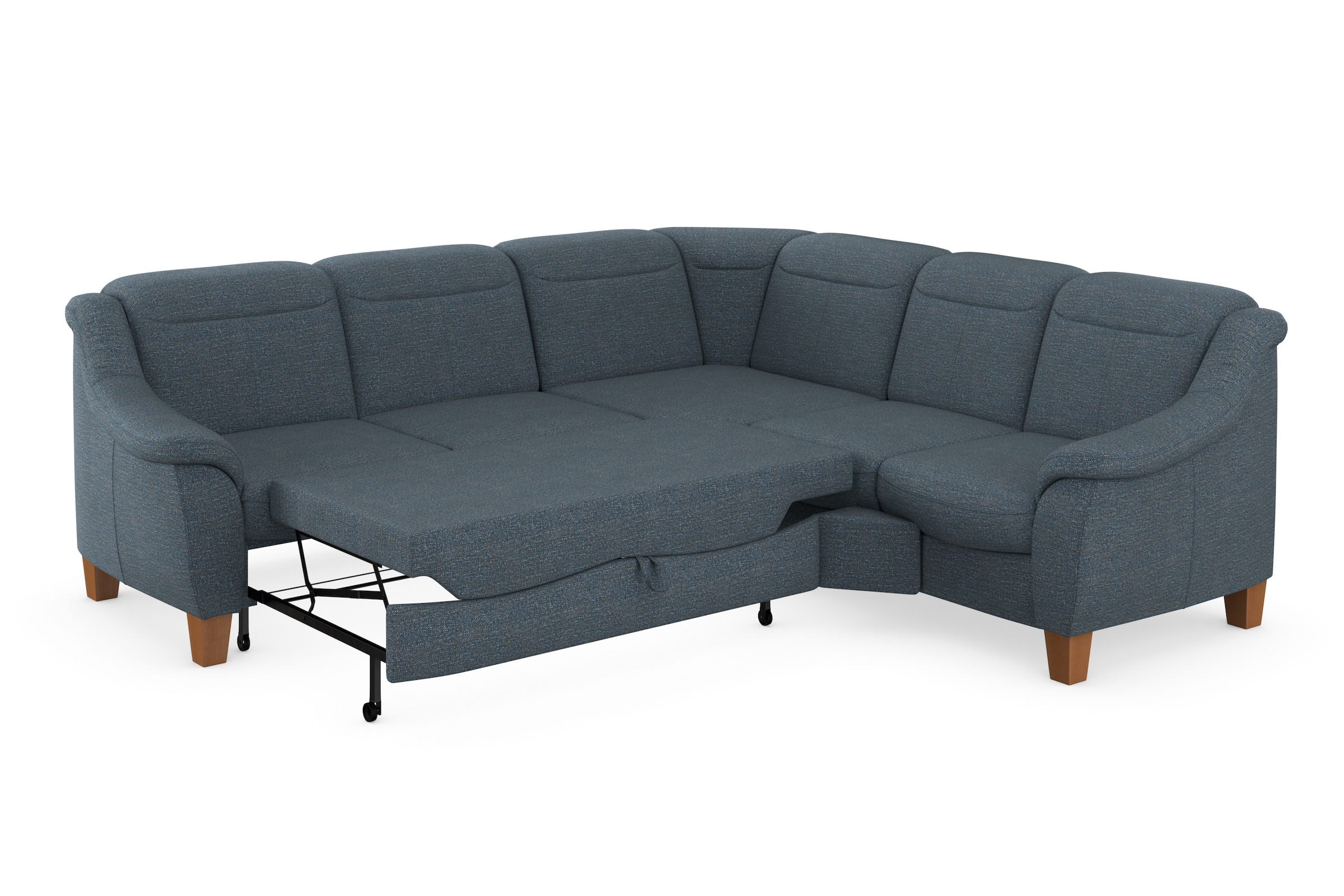 Home affaire Ecksofa »Caldera L-Form«, Federkern, wahlweise mit Kopfteilverstellung, Bettfunktion, Bettkasten