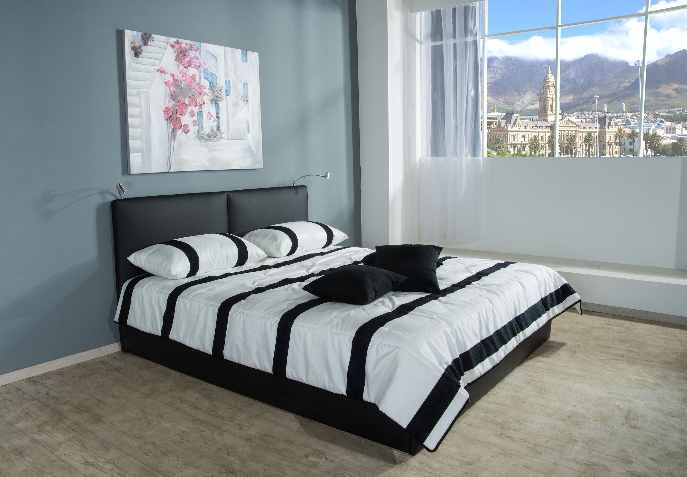 Westfalia Schlafkomfort Bett »Polsterbett Oslo in verschiedenen Härtegraden und Größen« wahlweise mit oder ohne Bettkasten