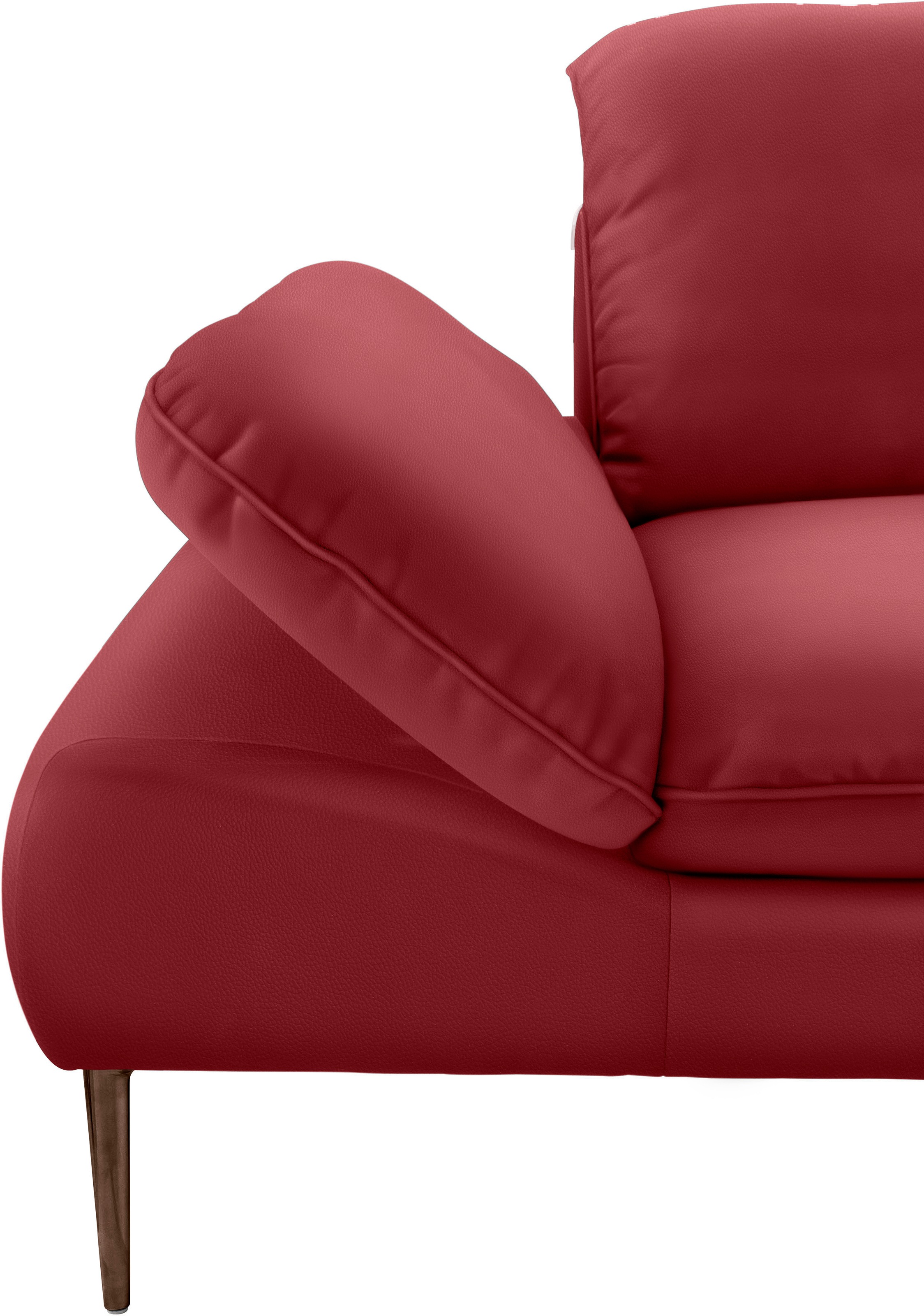W.SCHILLIG Ecksofa »enjoy&MORE, Designsofa, bequem, zeitlos und elegant, L-Form«, Sitztiefenverstellung, Füße bronze pulverbeschichtet, Breite 310 cm
