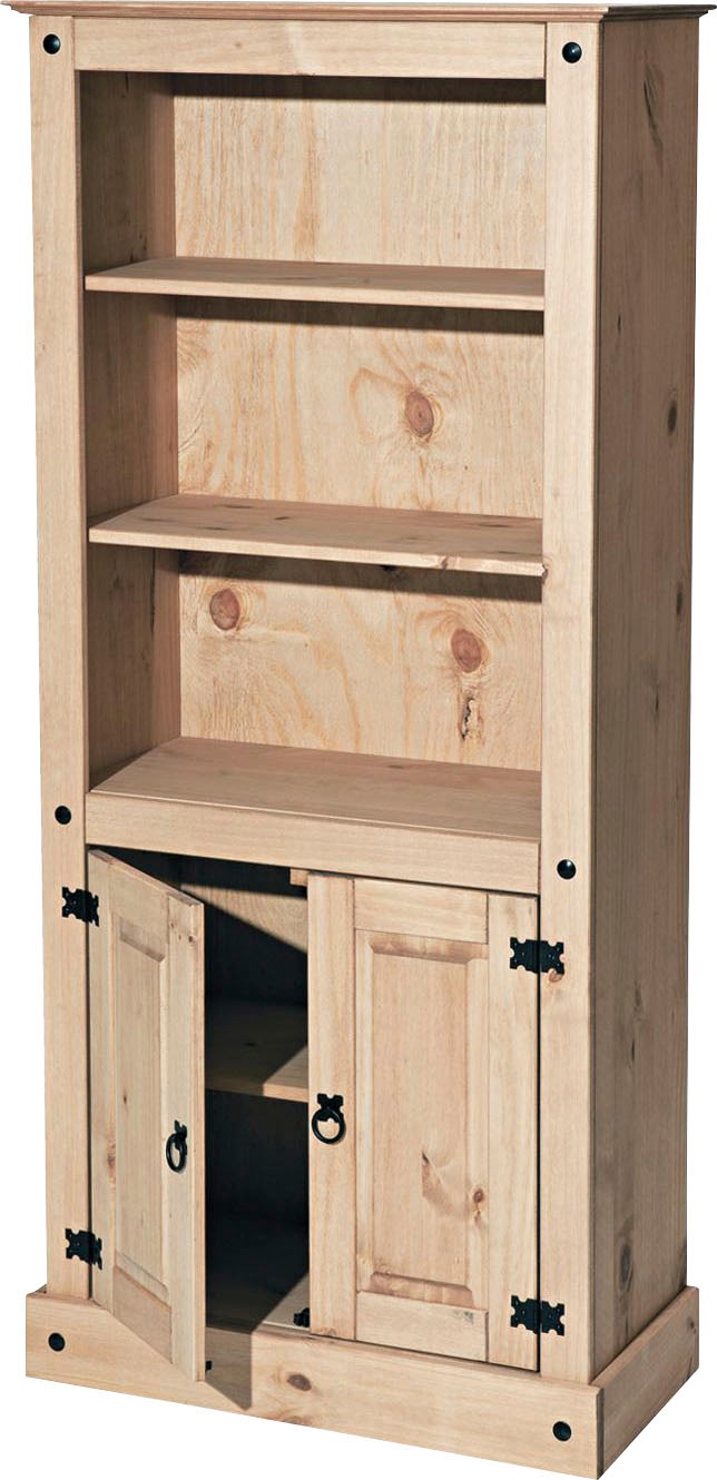 Möbilia Stauraumschrank mit sichtbarer Maserung