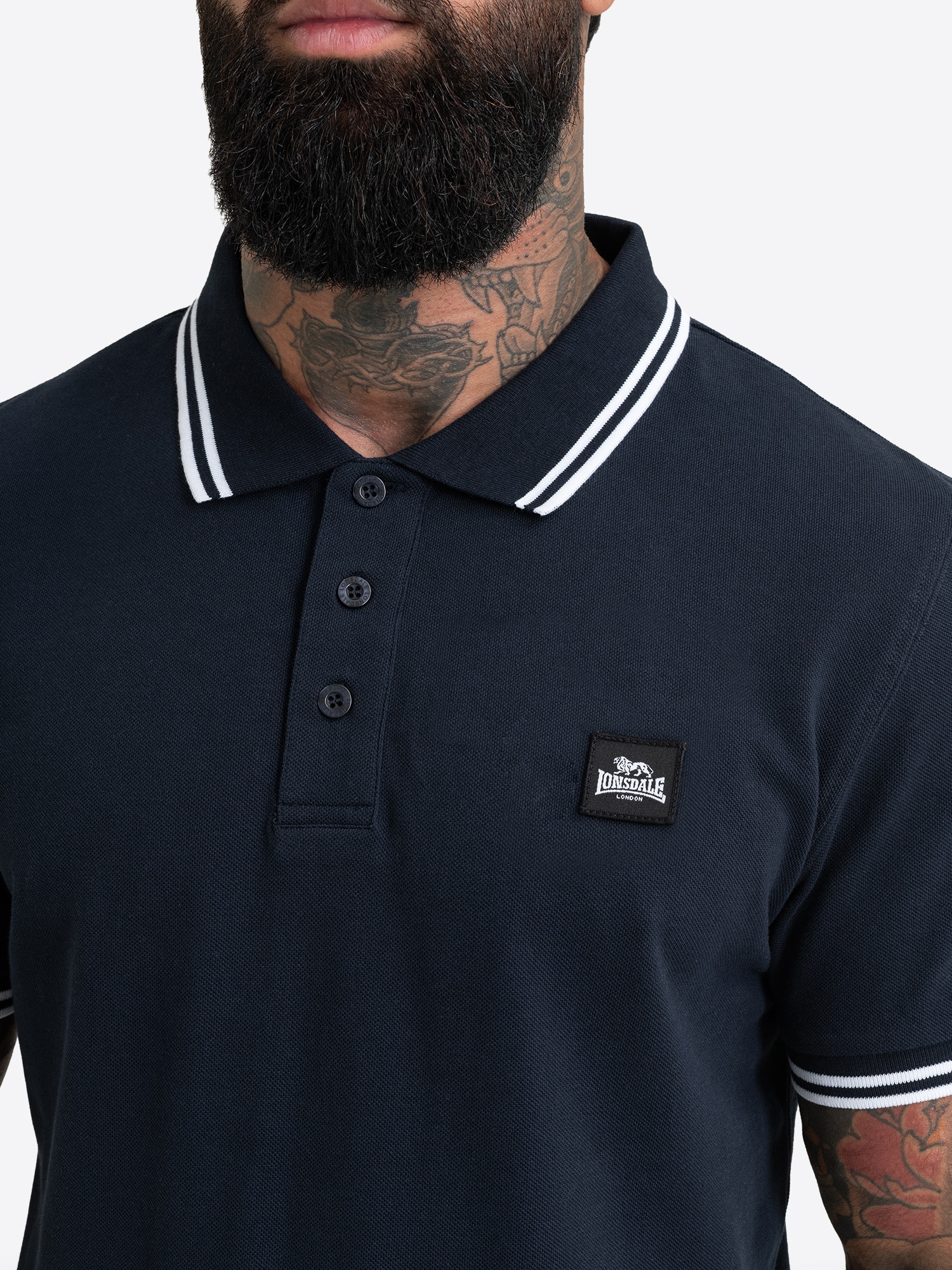 Lonsdale Poloshirt »NUNHEAD« aus Baumwolle, normale Passform, in den Größen S bis XXXL
