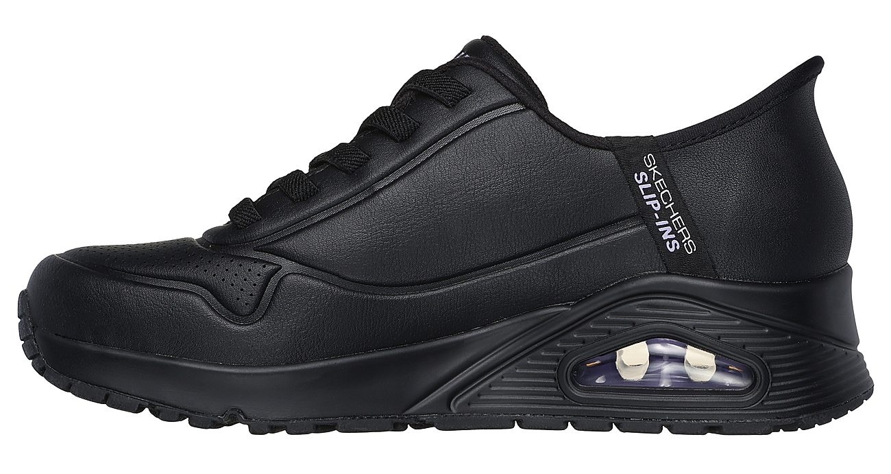 Skechers Slip-On Sneaker »Uno - Easy Air«, Schlupfschuh, Slipper, Plateausneaker mit Keilabsatz