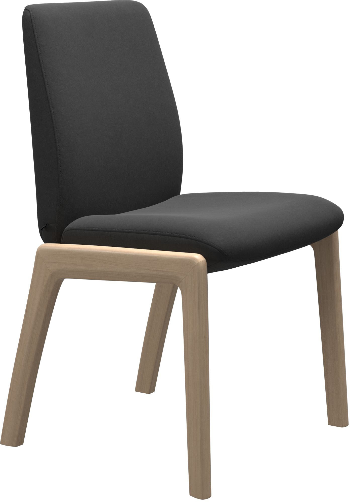 Stressless® Polsterstuhl »Laurel« () Microfaser DINAMICA Low Back, Größe L, mit abgerundeten Beinen in Eiche natur