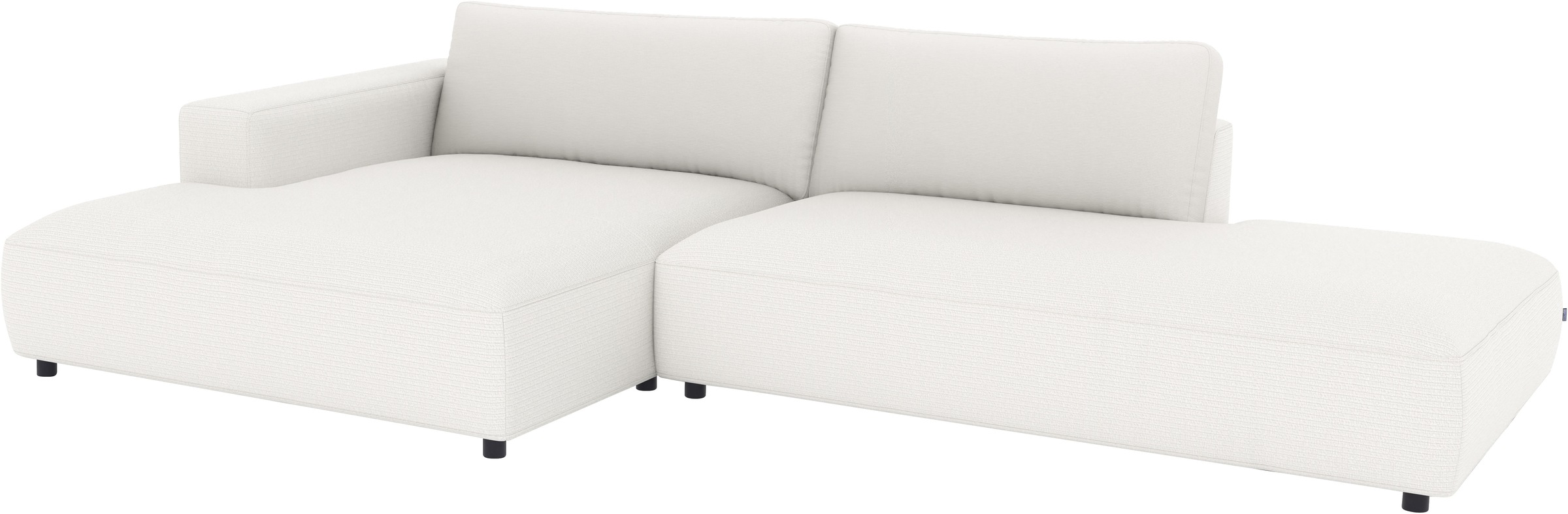 Musterring Ecksofa »Lucia«, verschiedene Farben, großer Longchair mit Armlehne, B330 x T190 cm