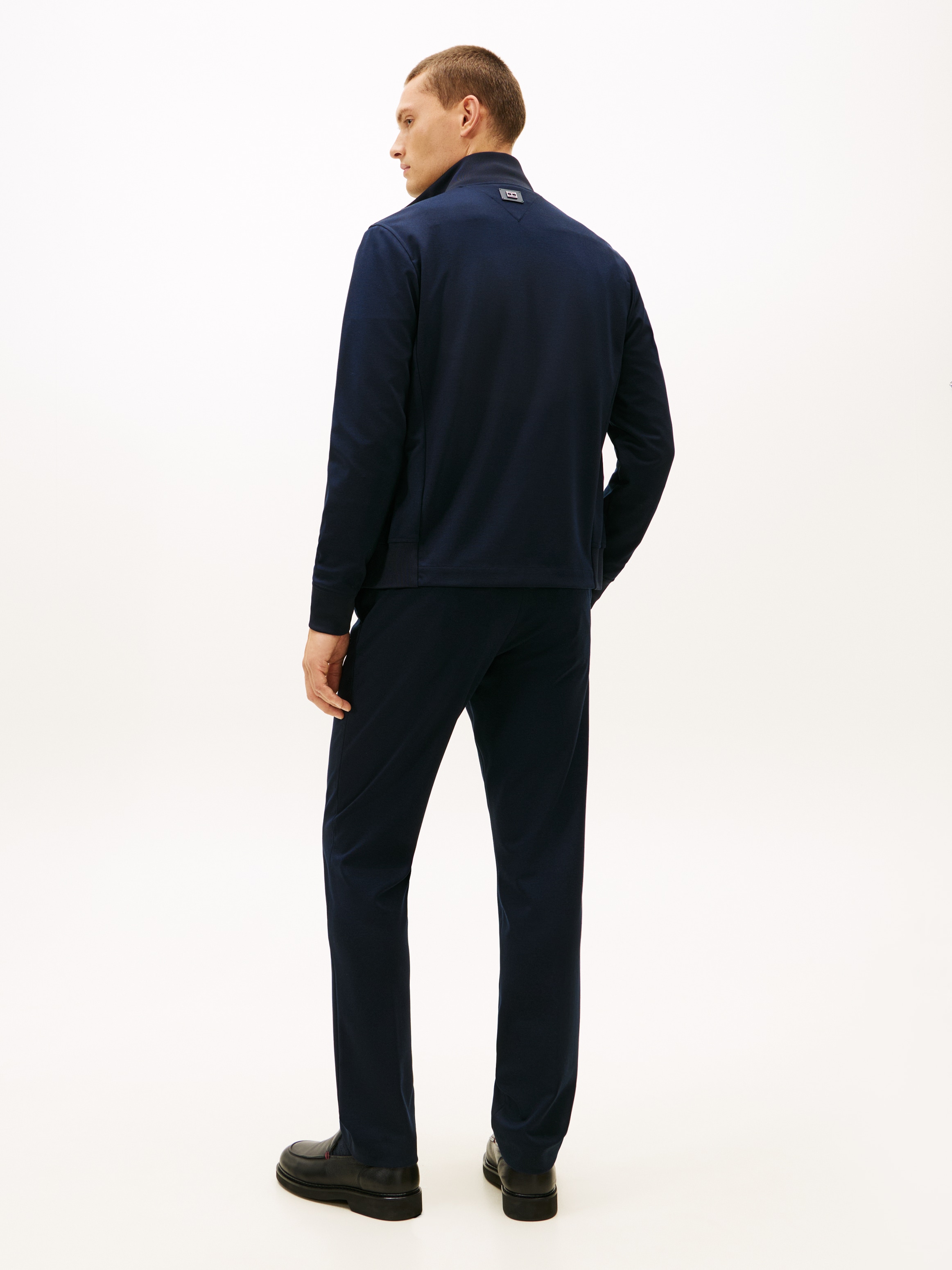 Tommy Hilfiger Strickjacke »PERFORMANCE PUNTO MILANO« normale Passform, 2-Wege-Reißverschluss