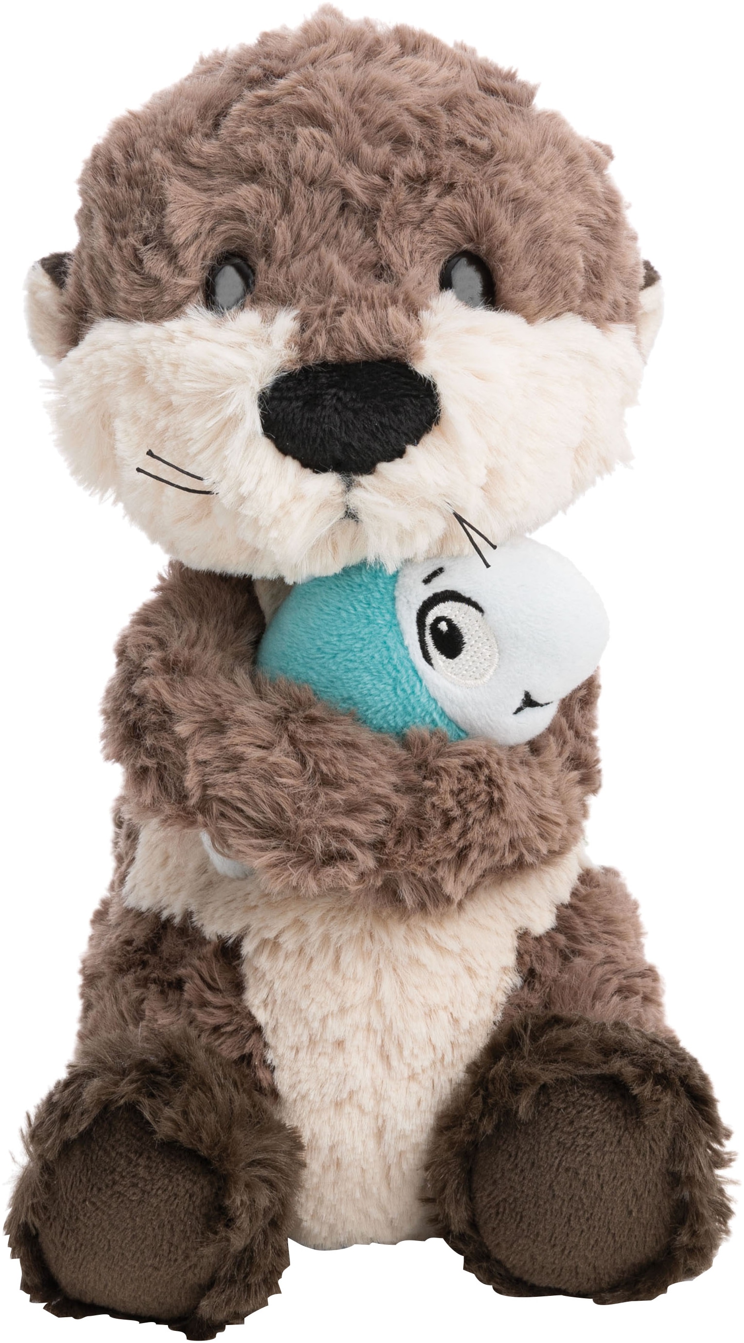 Nici Kuscheltier »Otter Oda mit Fisch, 25 cm schlenkernd«