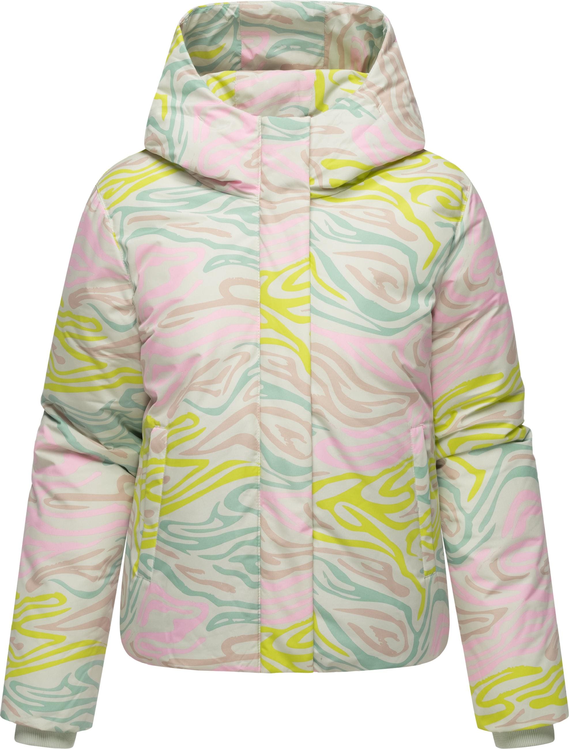 Ragwear Winterjacke »Winterjacke Amarrena«, mit Kapuze, Wasserdichte Damen Steppjacke mit modischem Farbverlauf