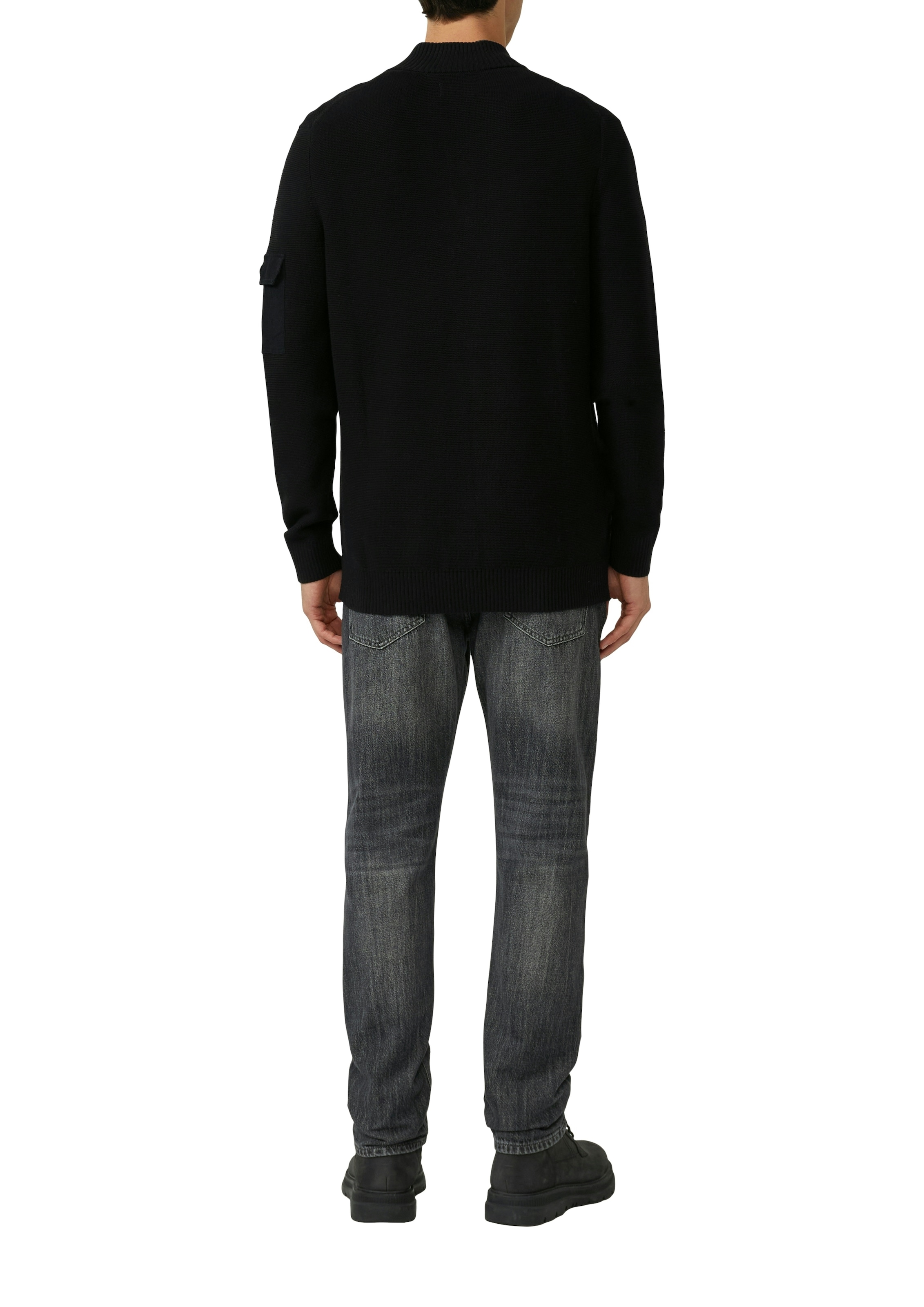 s.Oliver Strickpullover mit Logo Stickerei