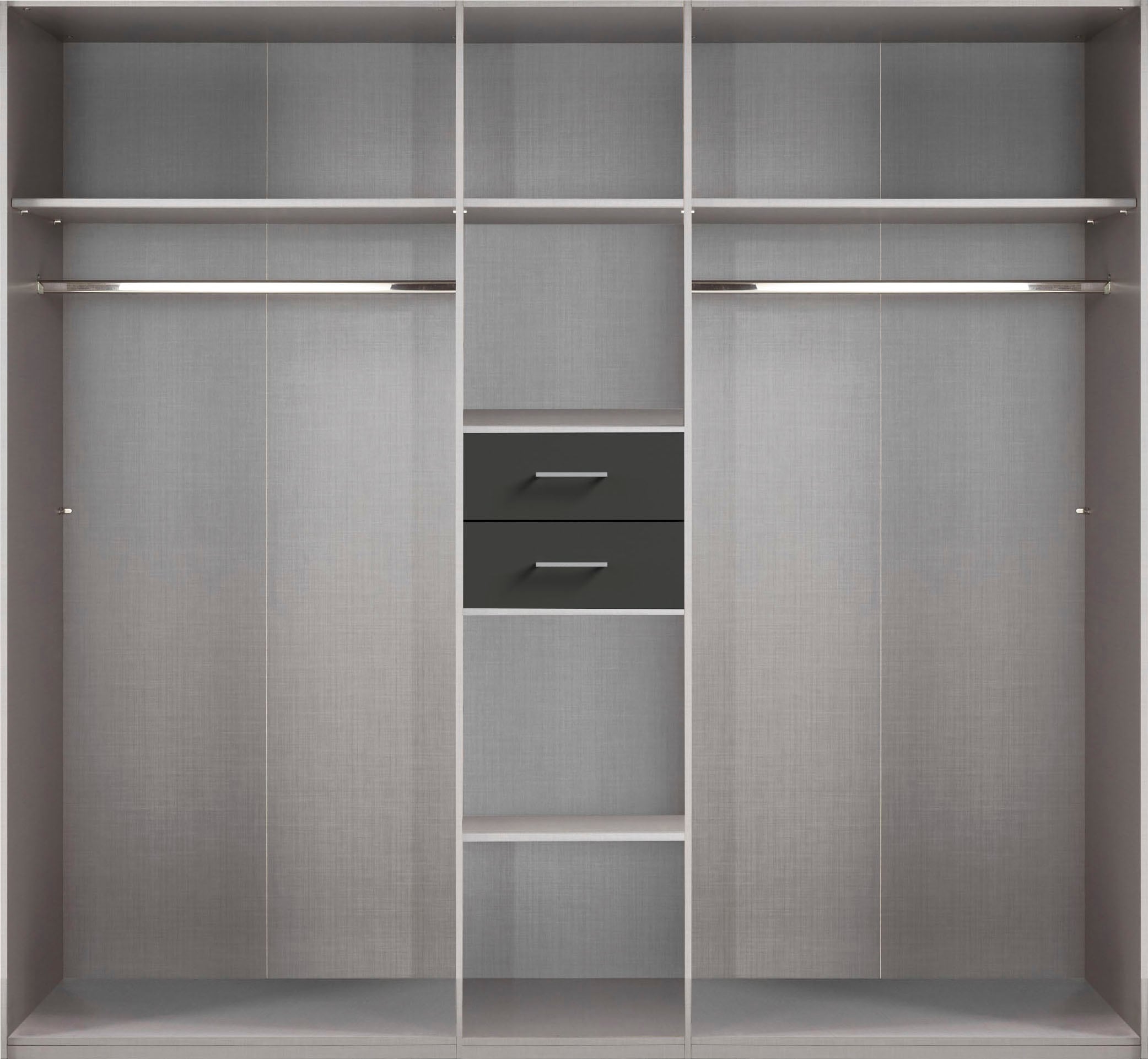 Wimex Kleiderschrank »Diver Drehtürenschrank mit Spiegel, 180, 225 o. 270cm breit« Bestseller Schlafzimmerschrank wahlweise 3 Innenausstattungen