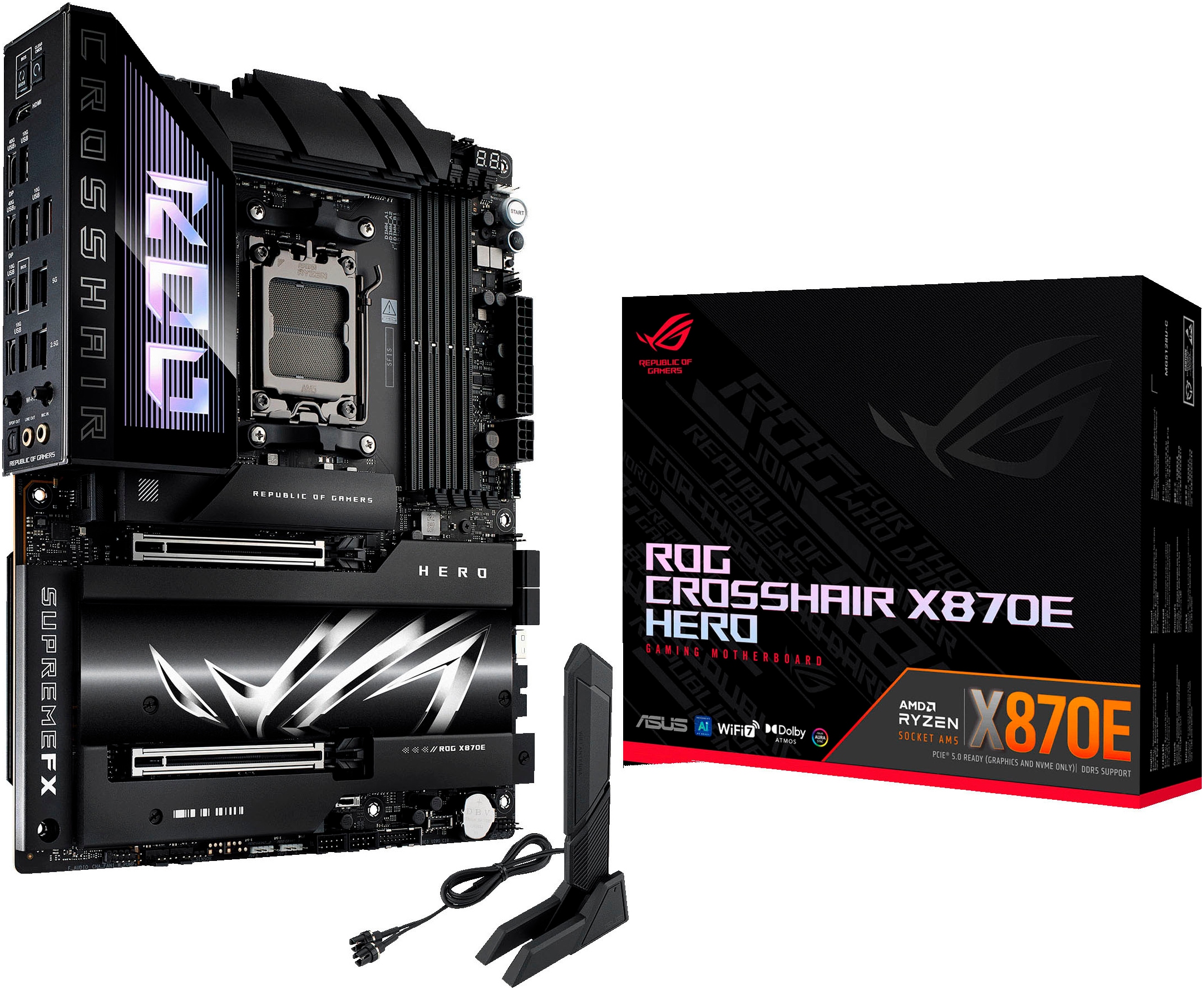 Asus Mainboard »ROG CROSSHAIR X870E HERO«