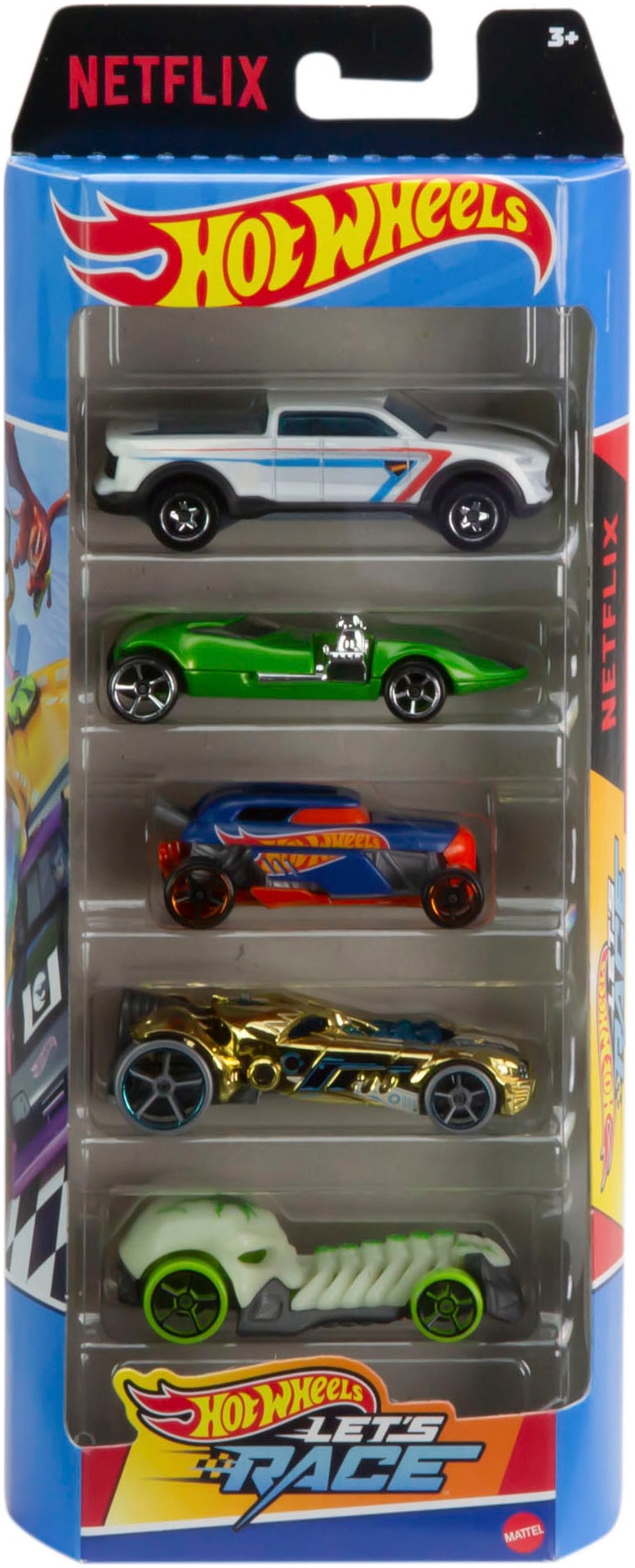 Spielzeug-Auto »5er-Pack Die-Cast-Fahrzeuge«, Maßstab 1:64