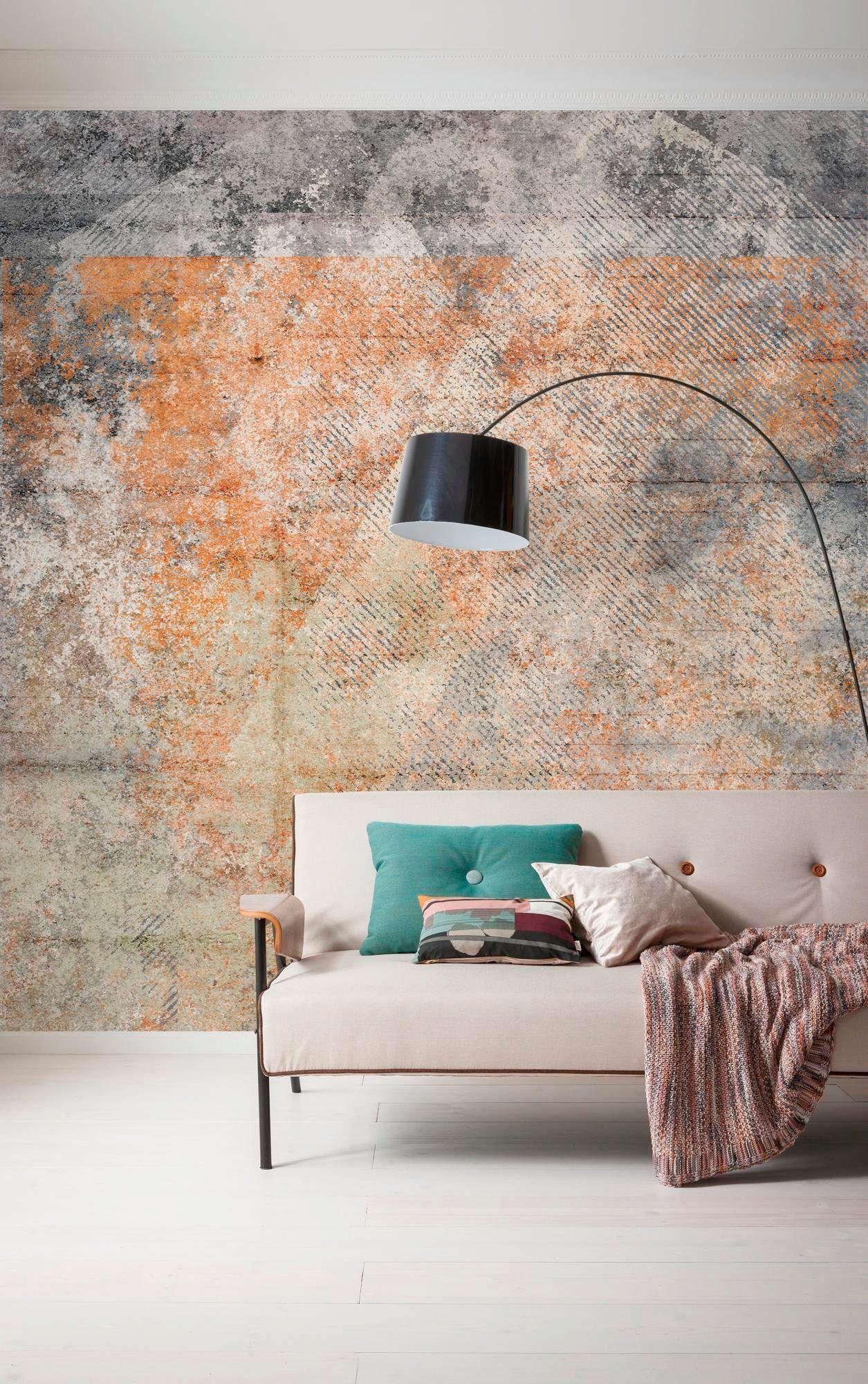 Komar Vliestapete »Digitaldruck Vlies - Surface - Größe 300 x 250 cm«, bedruckt, Wohnzimmer, Schlafzimmer