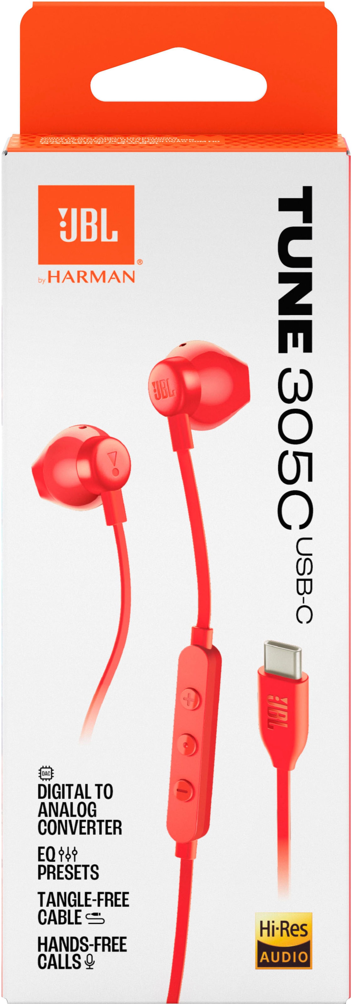 JBL In-Ear-Kopfhörer »Tune 305C«, Freisprechfunktion-Freisprechfunktion