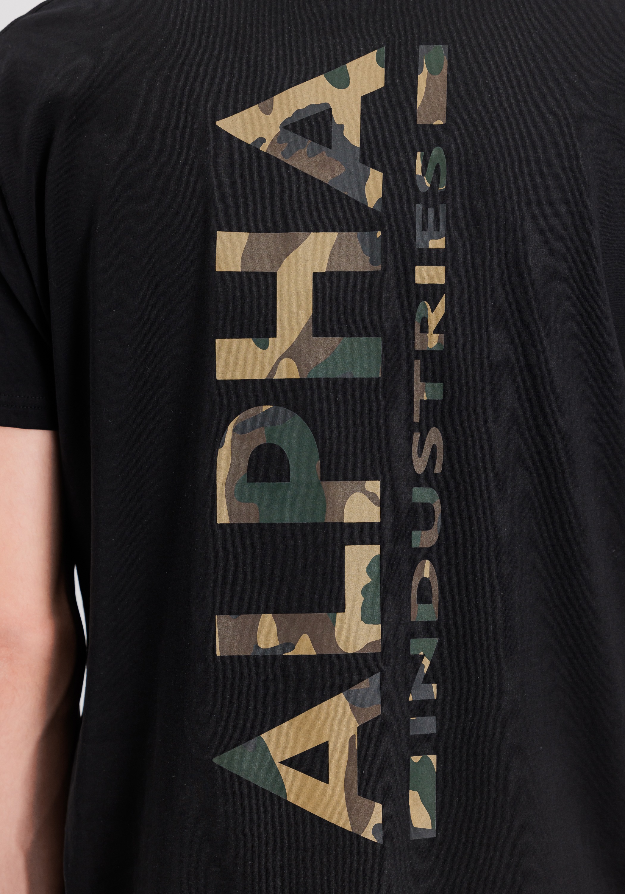 Alpha Industries T-Shirt »Backprint T-Shirt Camo Print«