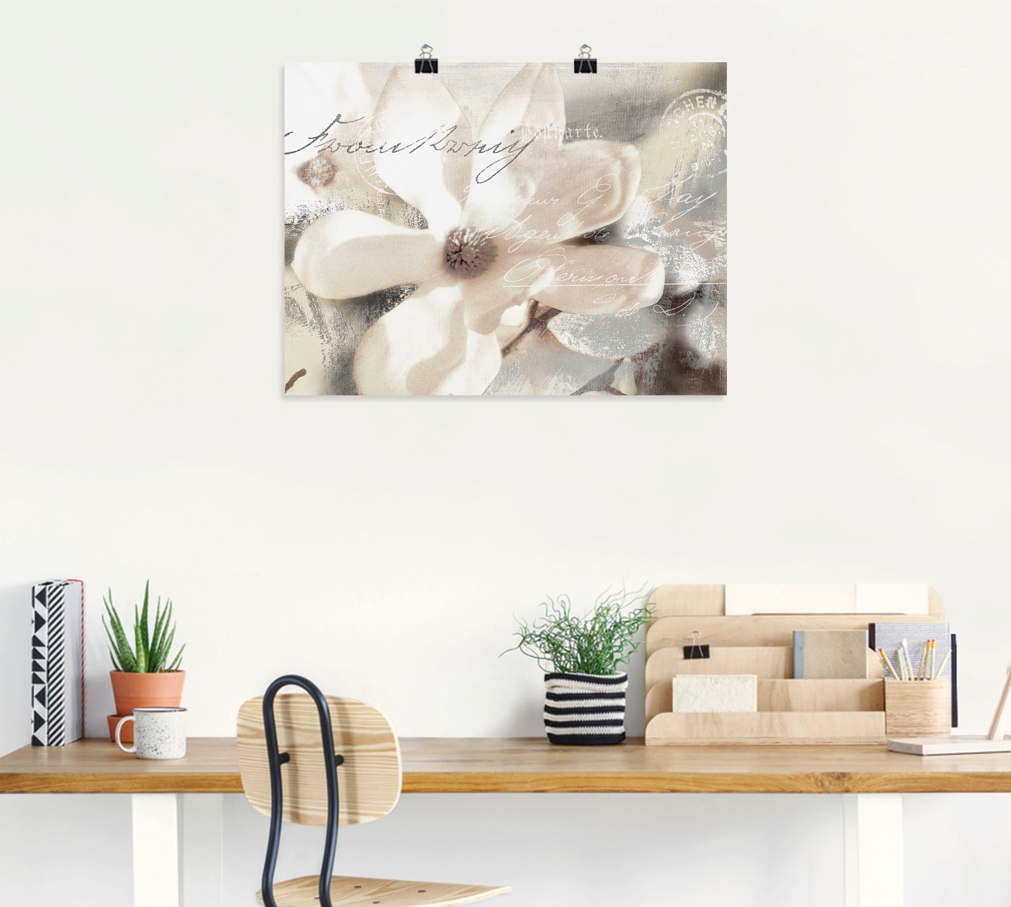 Artland Wandbild »Magnolie_Detail« Blumenbilder 1 Stk. tlg. als Alubild, Outdoorbild, Leinwandbild, Poster, Wandaufkleber