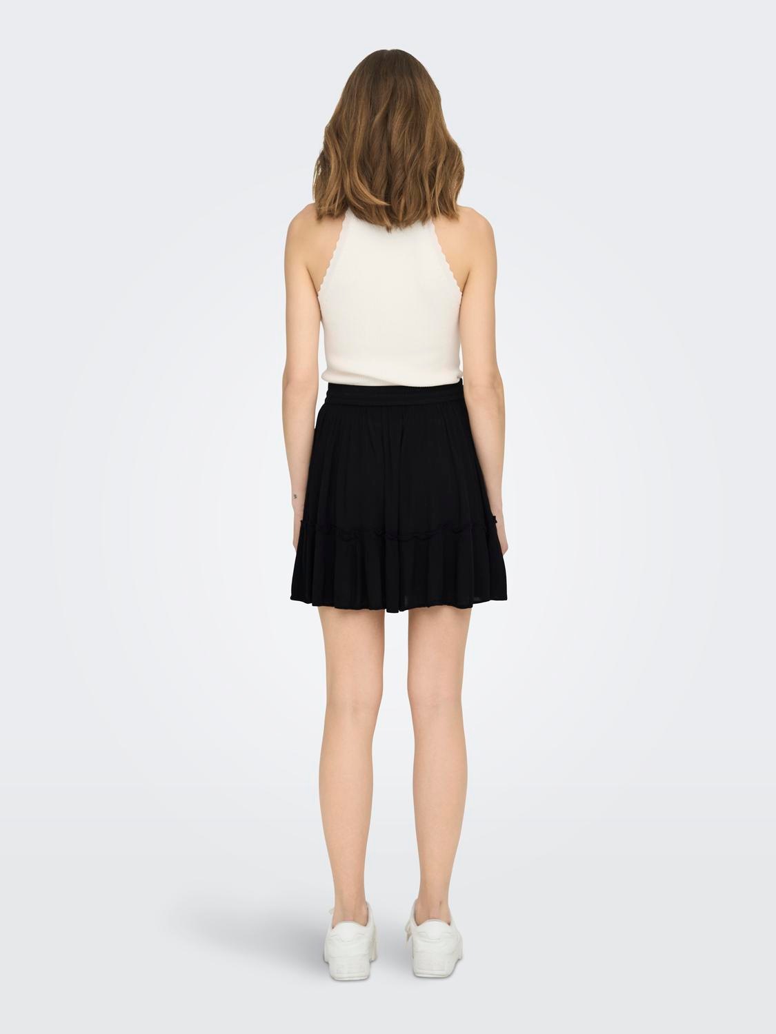 ONLY Minirock »ONLIBIZA LIFE SHORT SKIRT WVN NOOS«, mit Volant