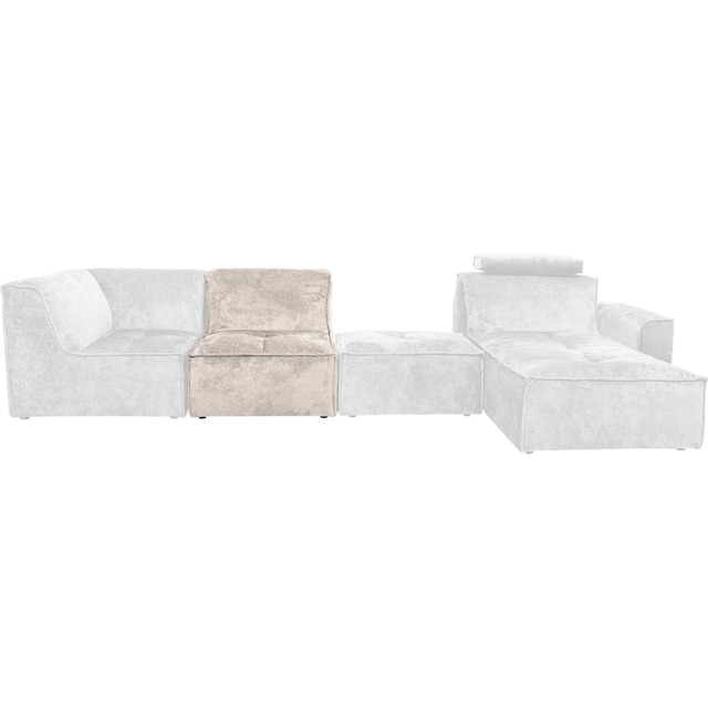 RAUM.ID Sofa-Mittelelement »Monolid«, (1 St.), als Modul oder separat  verwendbar, für individuelle Zusammenstellung auf Rechnung kaufen